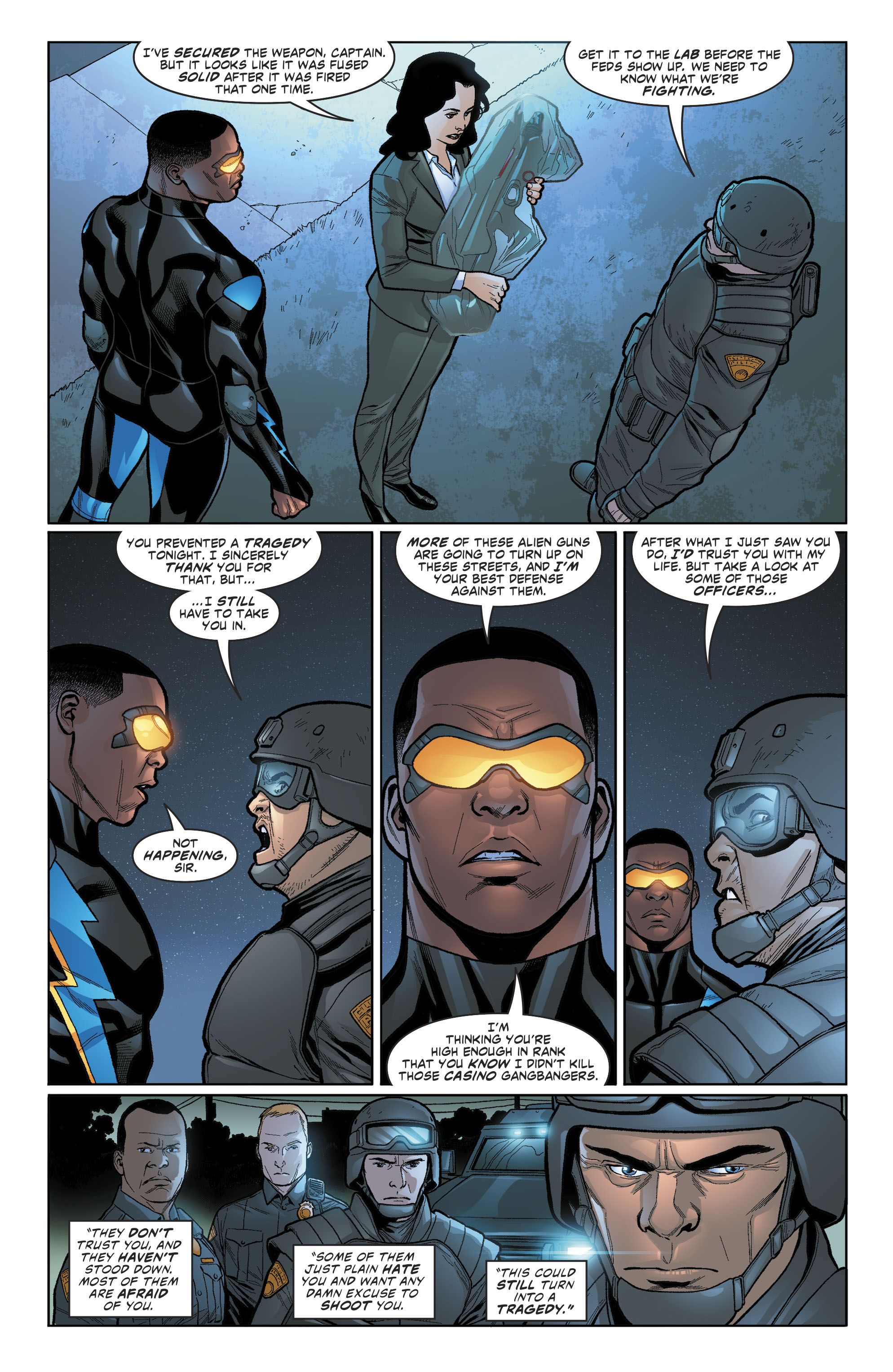 Black Lightning: Cold Dead Hands (2017-) issue 3 - Page 21