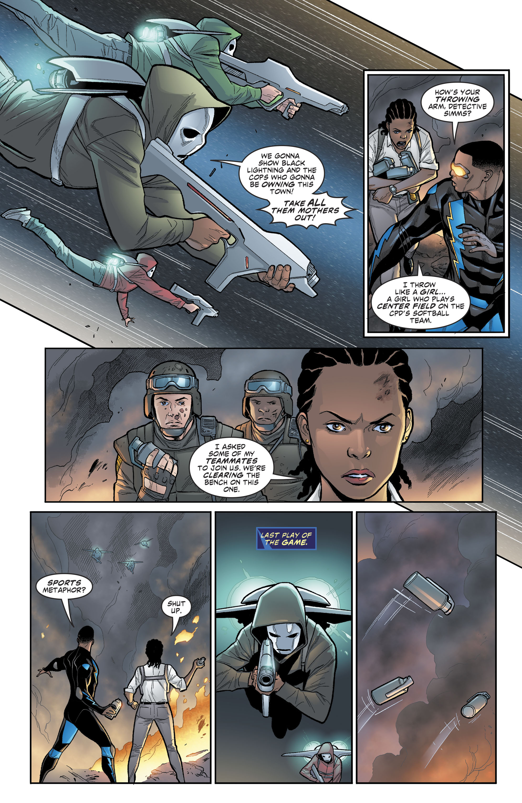 Black Lightning: Cold Dead Hands (2017-) issue 4 - Page 17