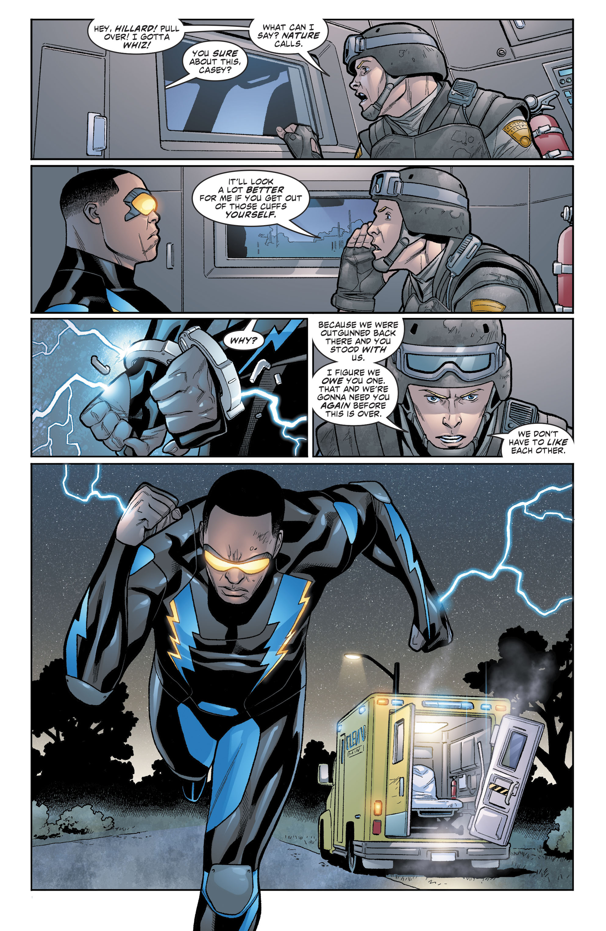 Black Lightning: Cold Dead Hands (2017-) issue 4 - Page 21