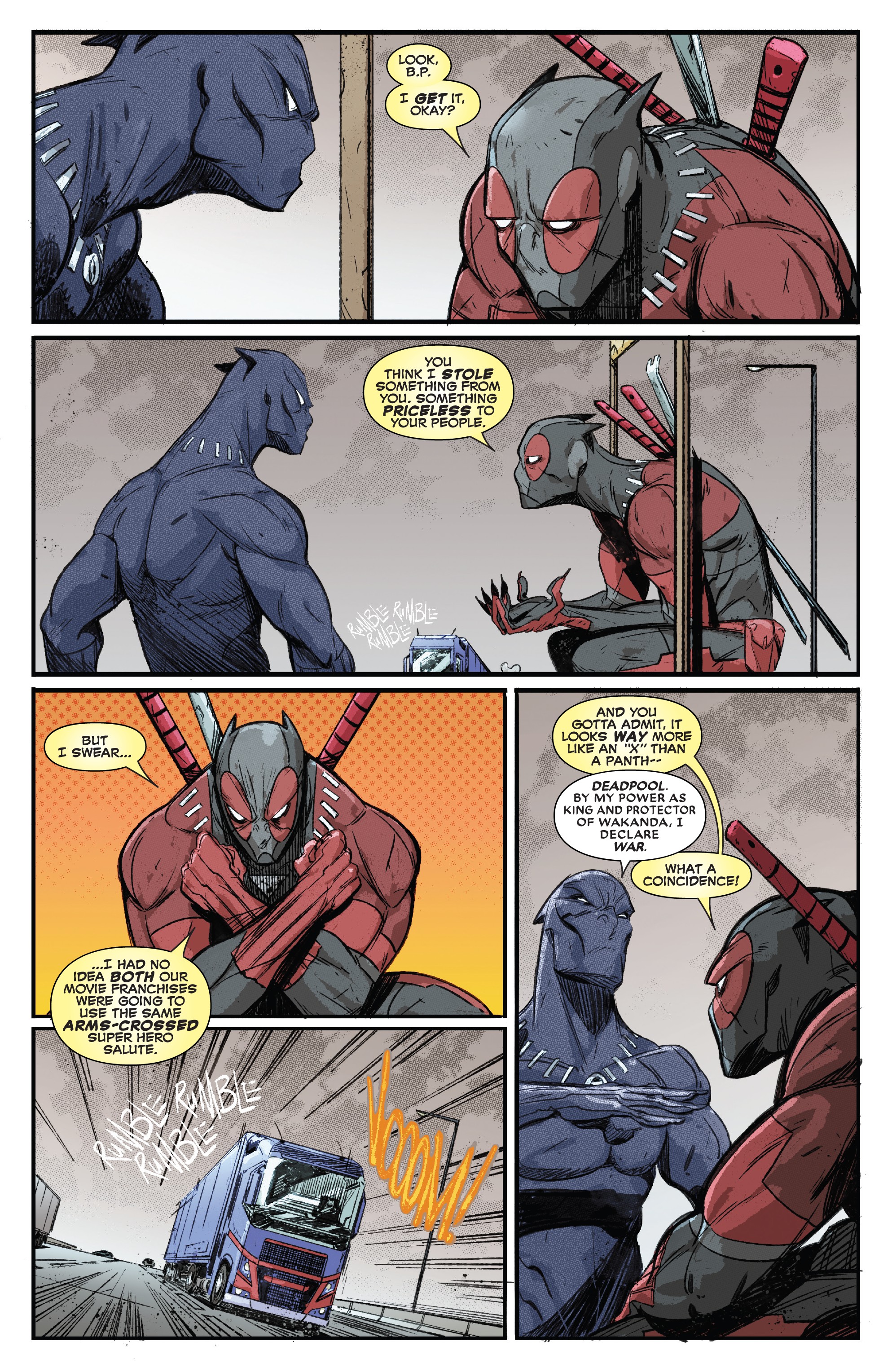 Black Panther vs. Deadpool (2018-2019) issue 5 - Page 7