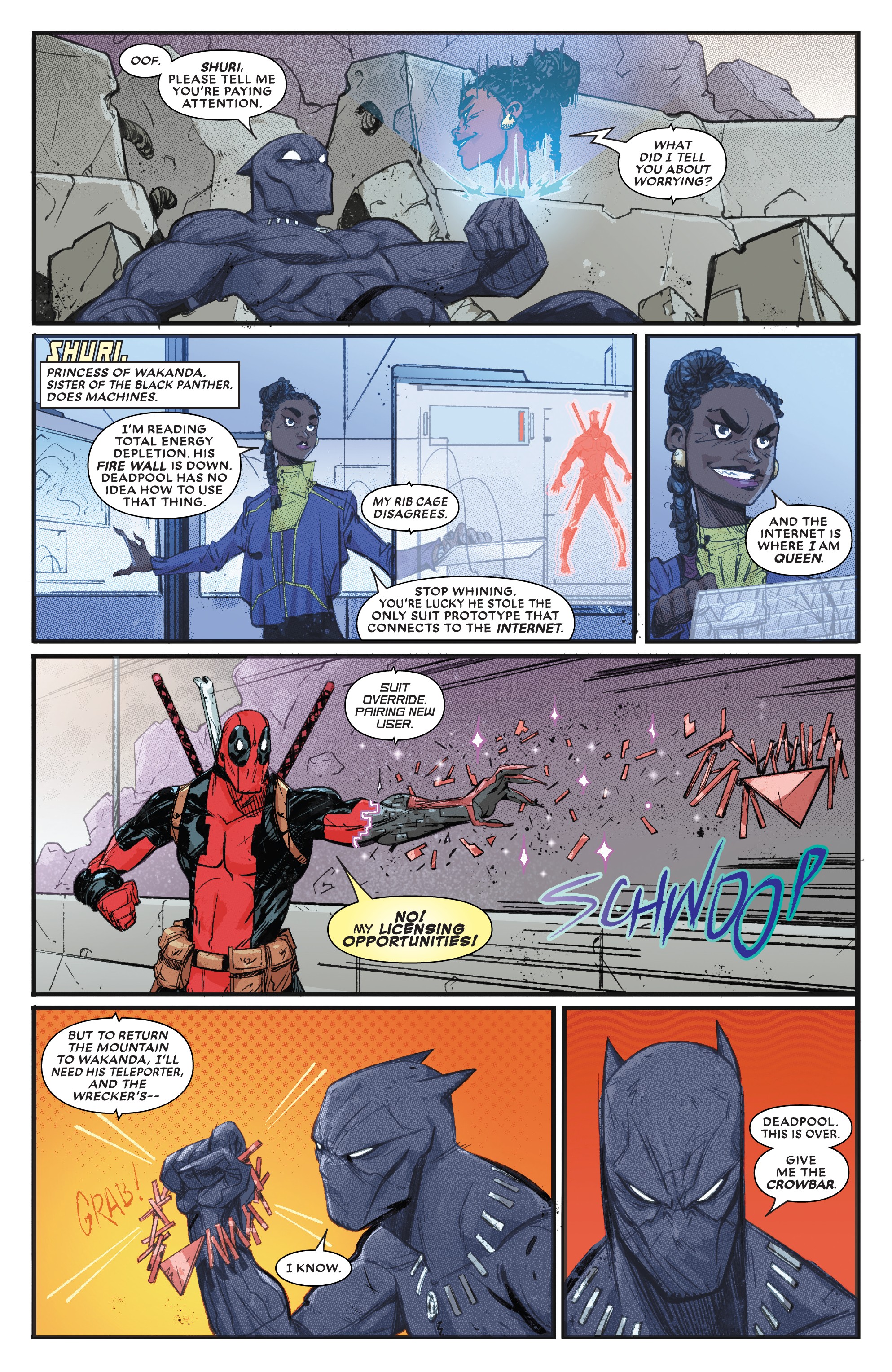 Black Panther vs. Deadpool (2018-2019) issue 5 - Page 10