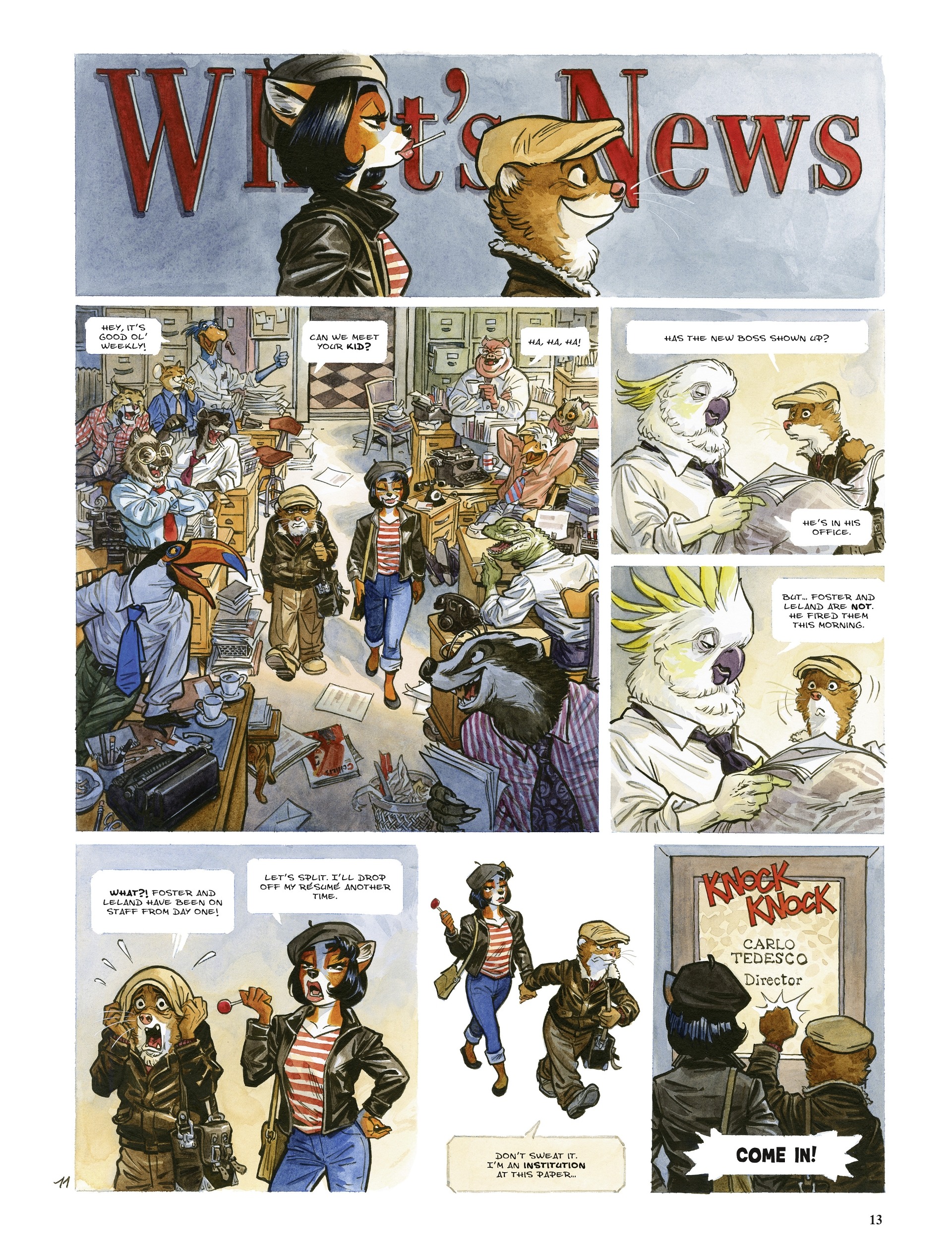 Blacksad (2016-) issue 6 - Page 13