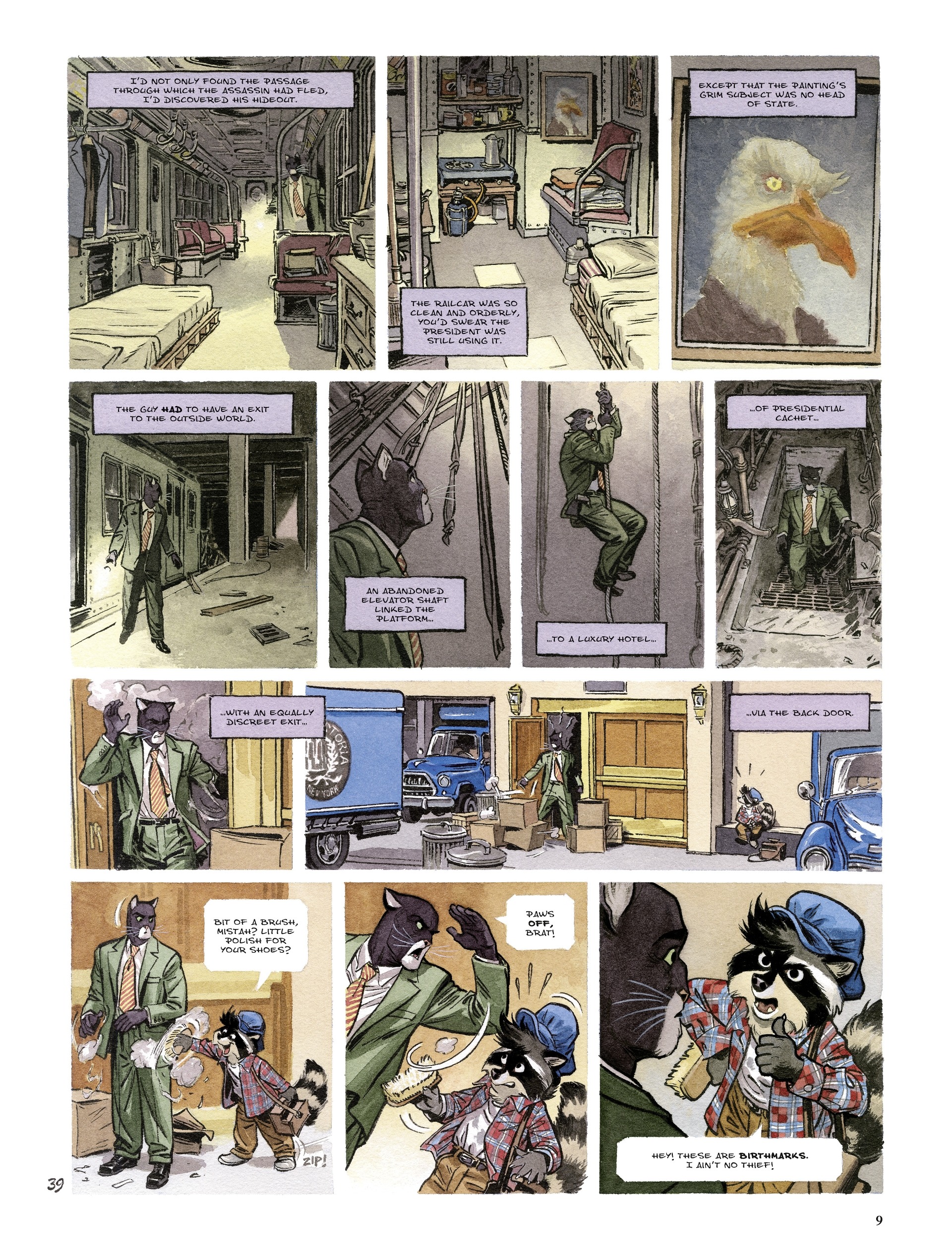 Blacksad (2016-) issue 6.1 - Page 9