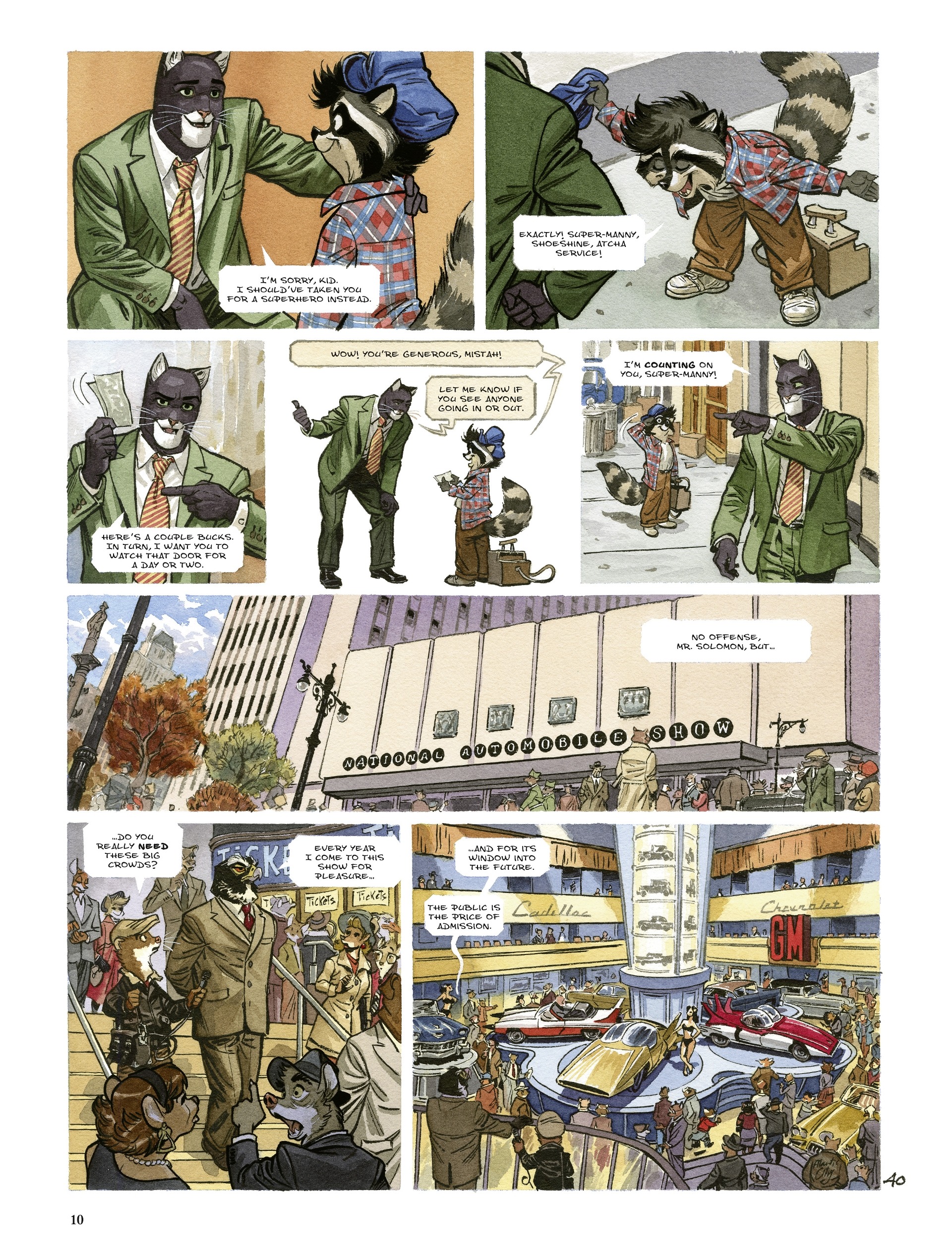 Blacksad (2016-) issue 6.1 - Page 10