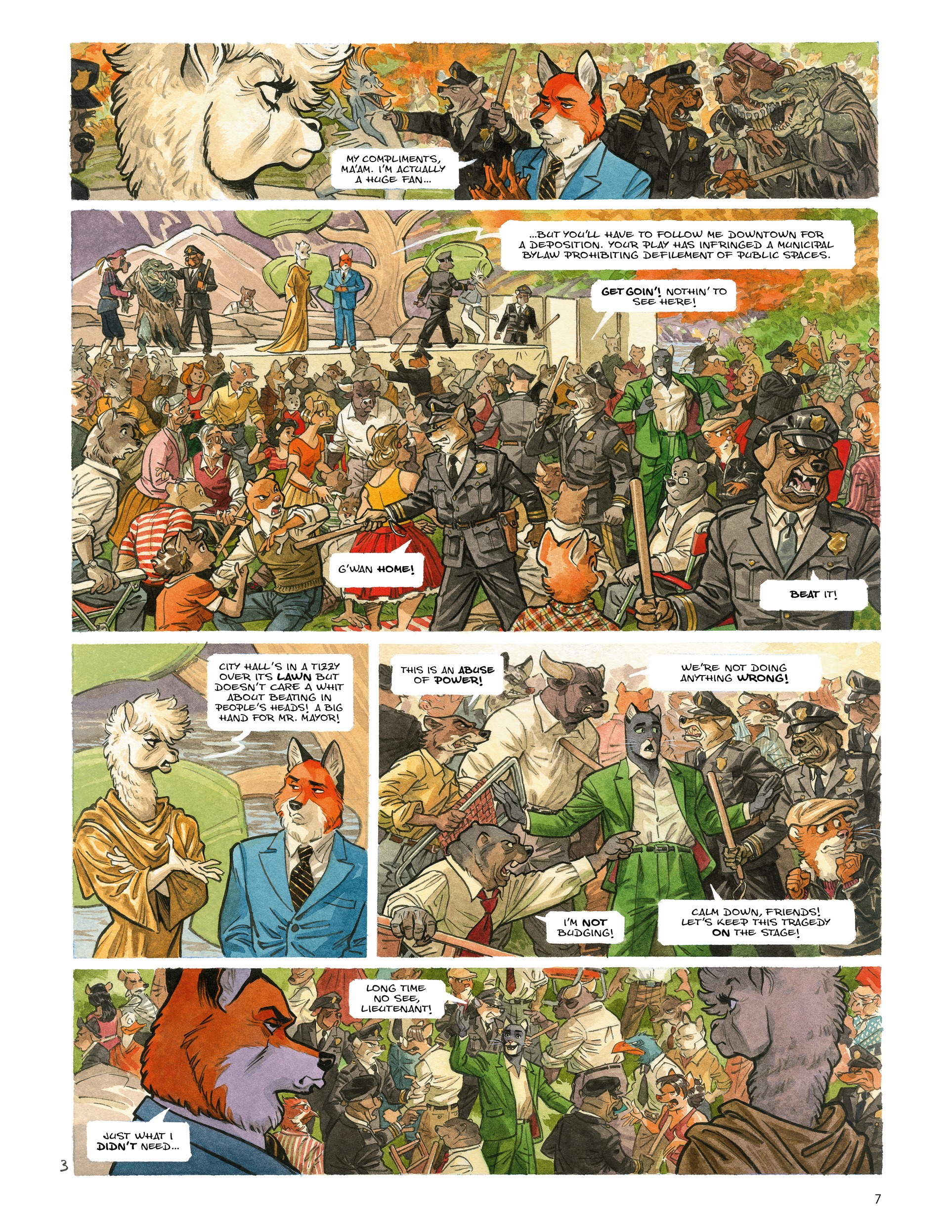 Blacksad: They All Fall Down (2022-) issue Part 1 - Page 9