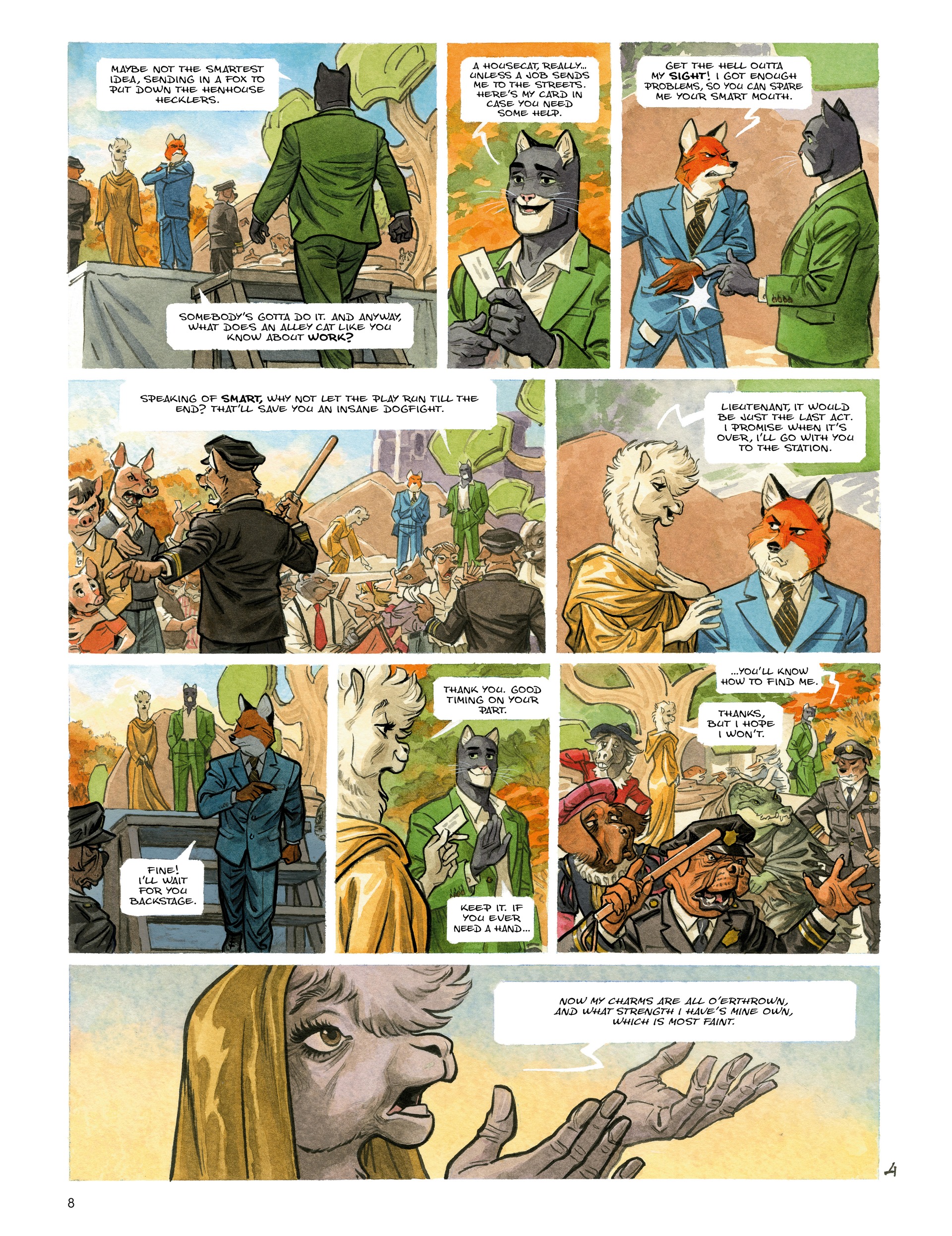 Blacksad: They All Fall Down (2022-) issue Part 1 - Page 10