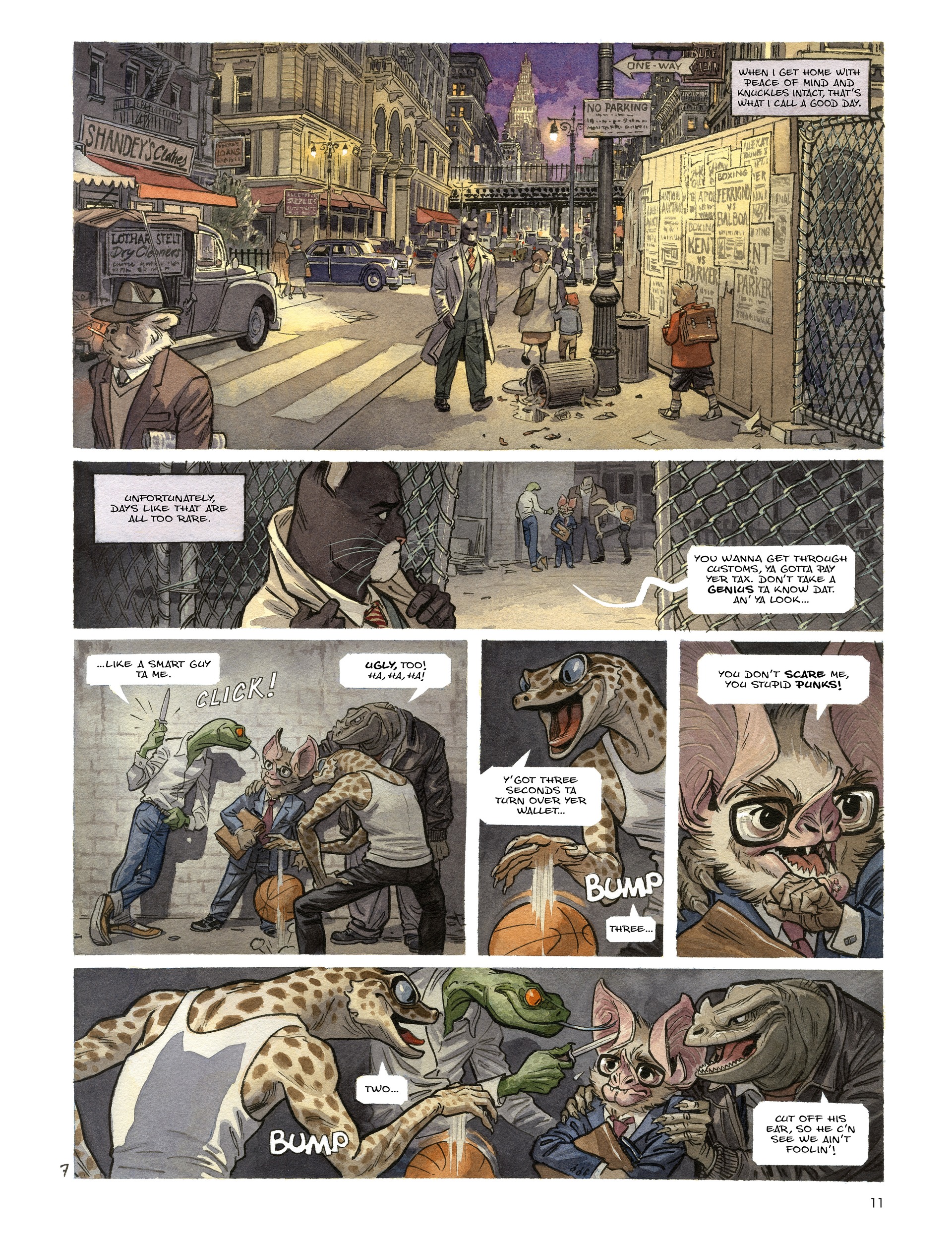 Blacksad: They All Fall Down (2022-) issue Part 1 - Page 13