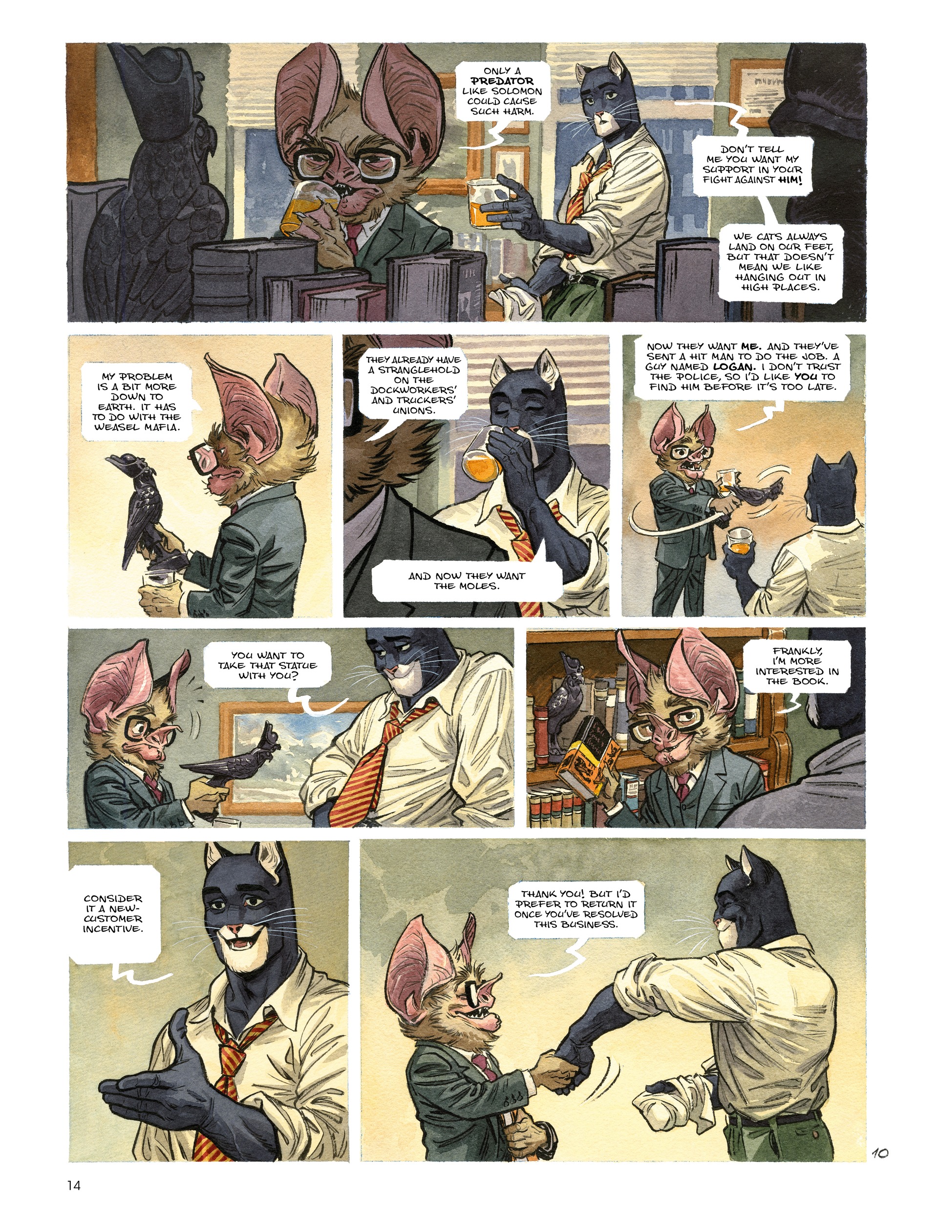 Blacksad: They All Fall Down (2022-) issue Part 1 - Page 16