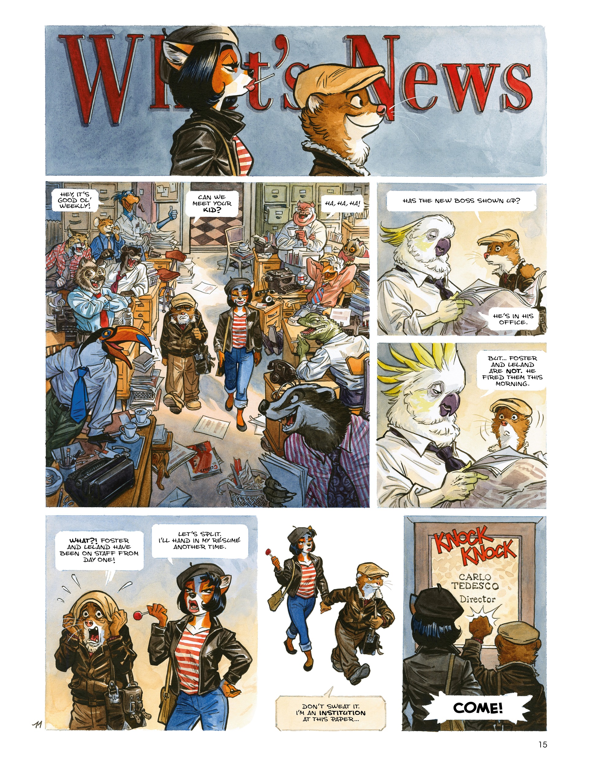 Blacksad: They All Fall Down (2022-) issue Part 1 - Page 17