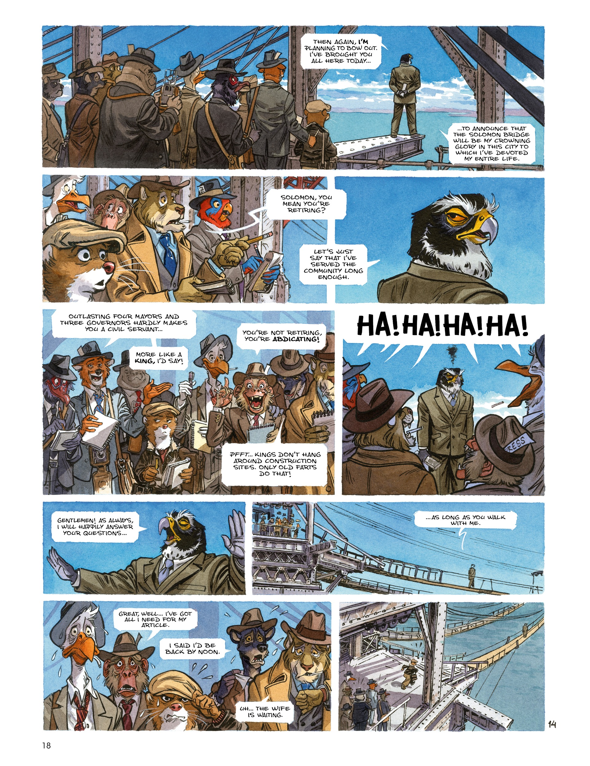 Blacksad: They All Fall Down (2022-) issue Part 1 - Page 20