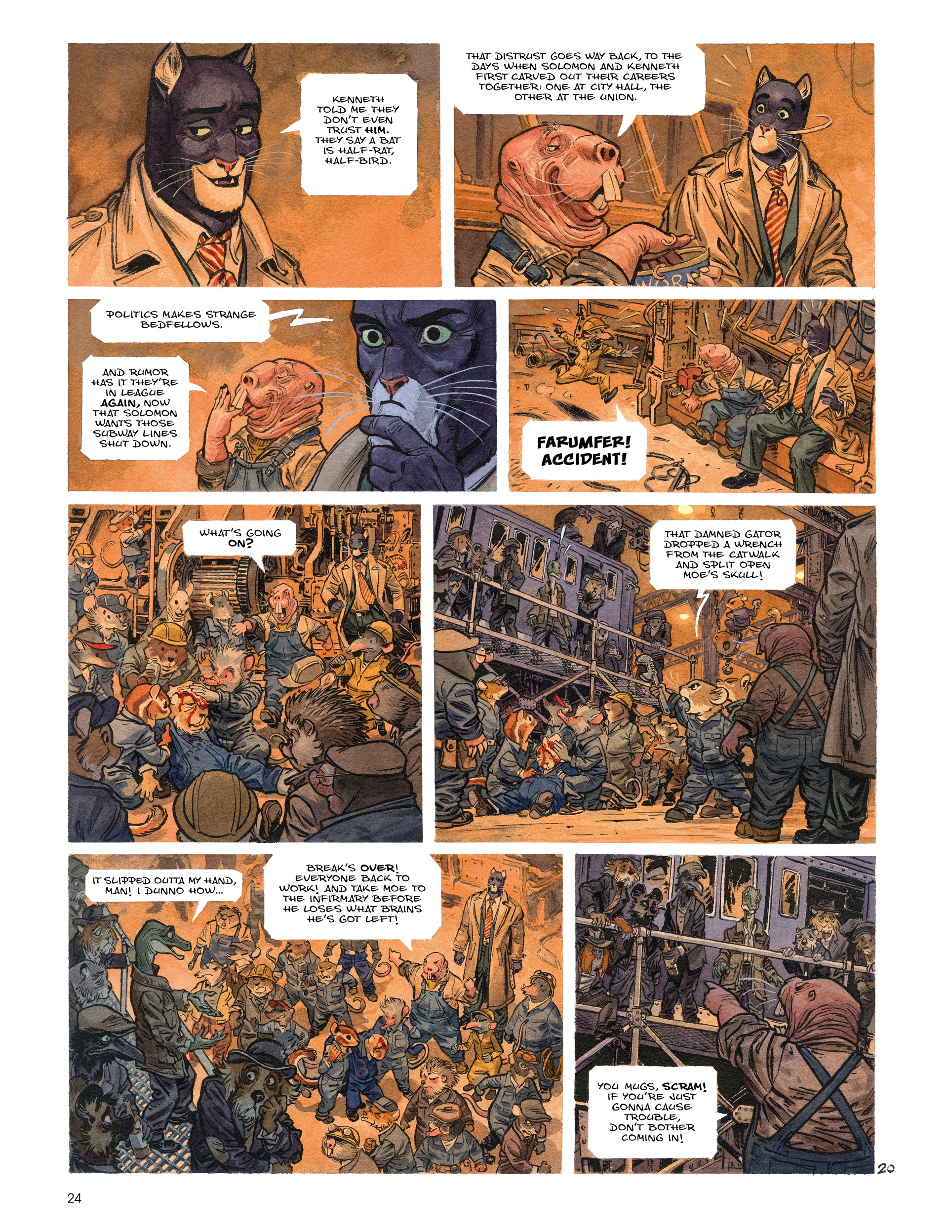 Blacksad: They All Fall Down (2022-) issue Part 1 - Page 26