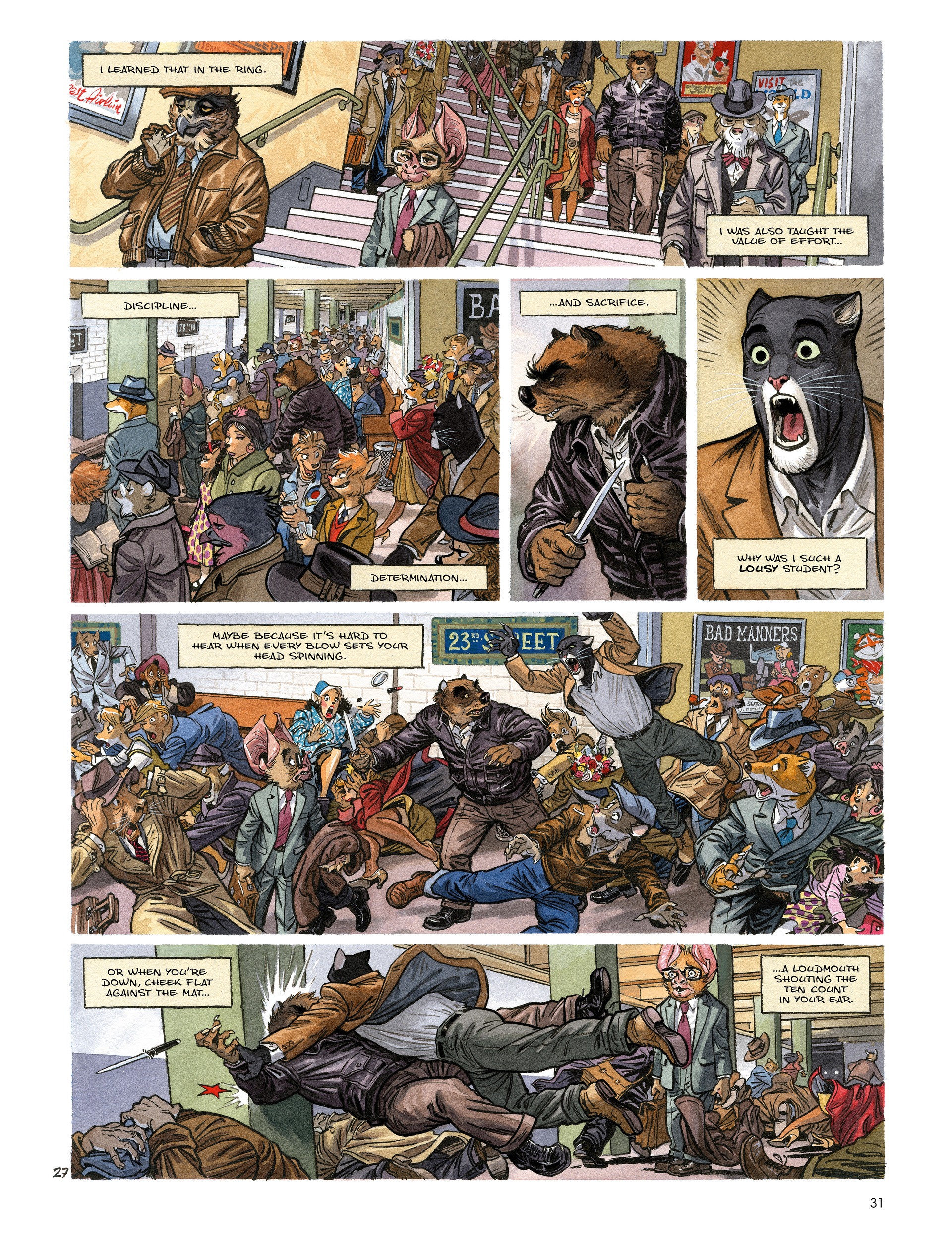 Blacksad: They All Fall Down (2022-) issue Part 1 - Page 33