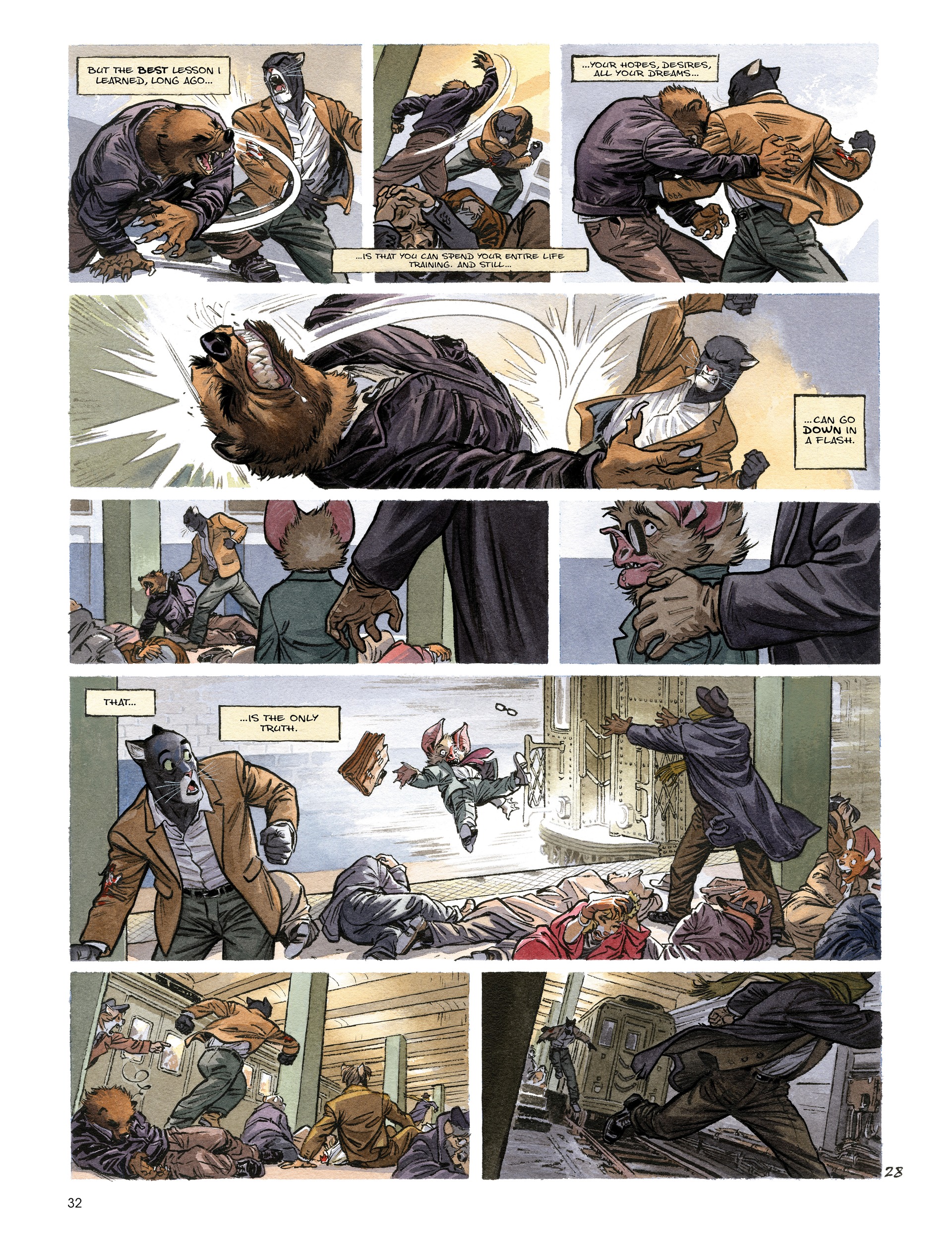 Blacksad: They All Fall Down (2022-) issue Part 1 - Page 34