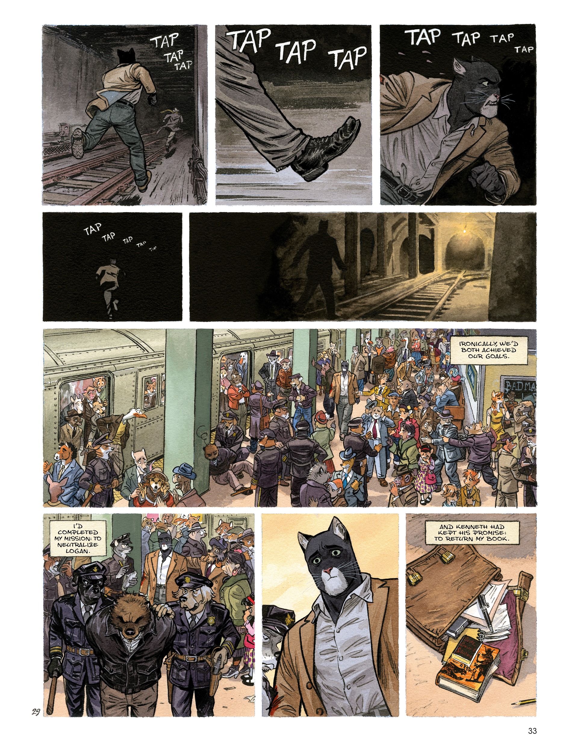 Blacksad: They All Fall Down (2022-) issue Part 1 - Page 35