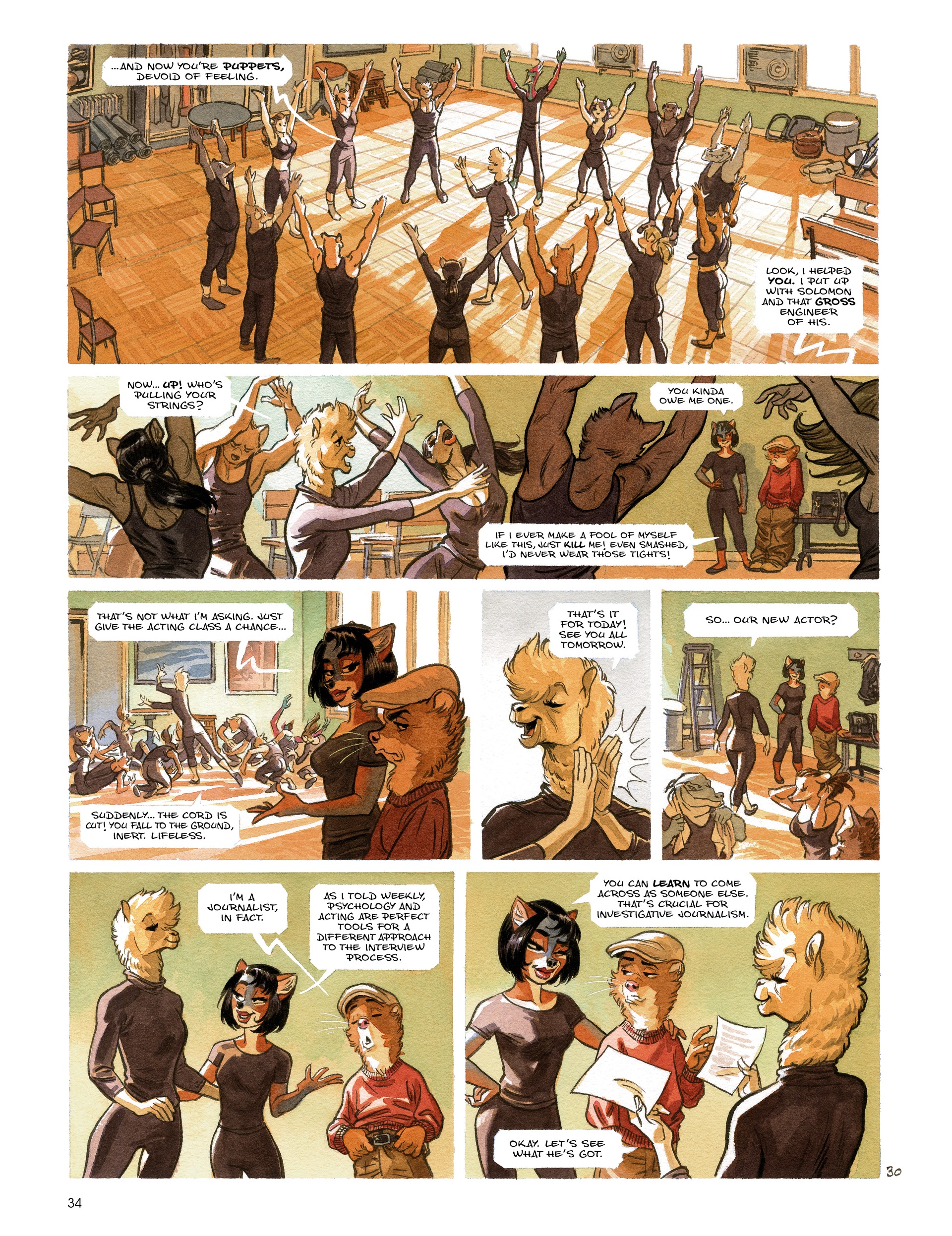 Blacksad: They All Fall Down (2022-) issue Part 1 - Page 36