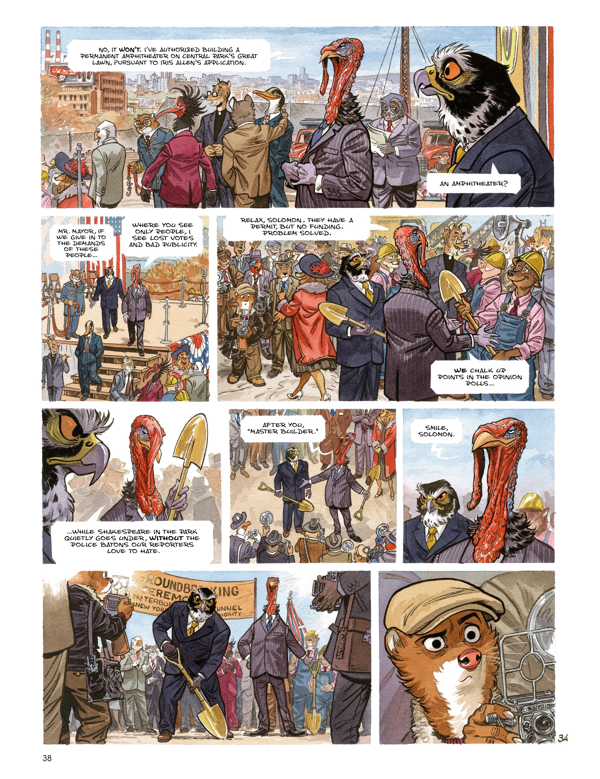 Blacksad: They All Fall Down (2022-) issue Part 1 - Page 40