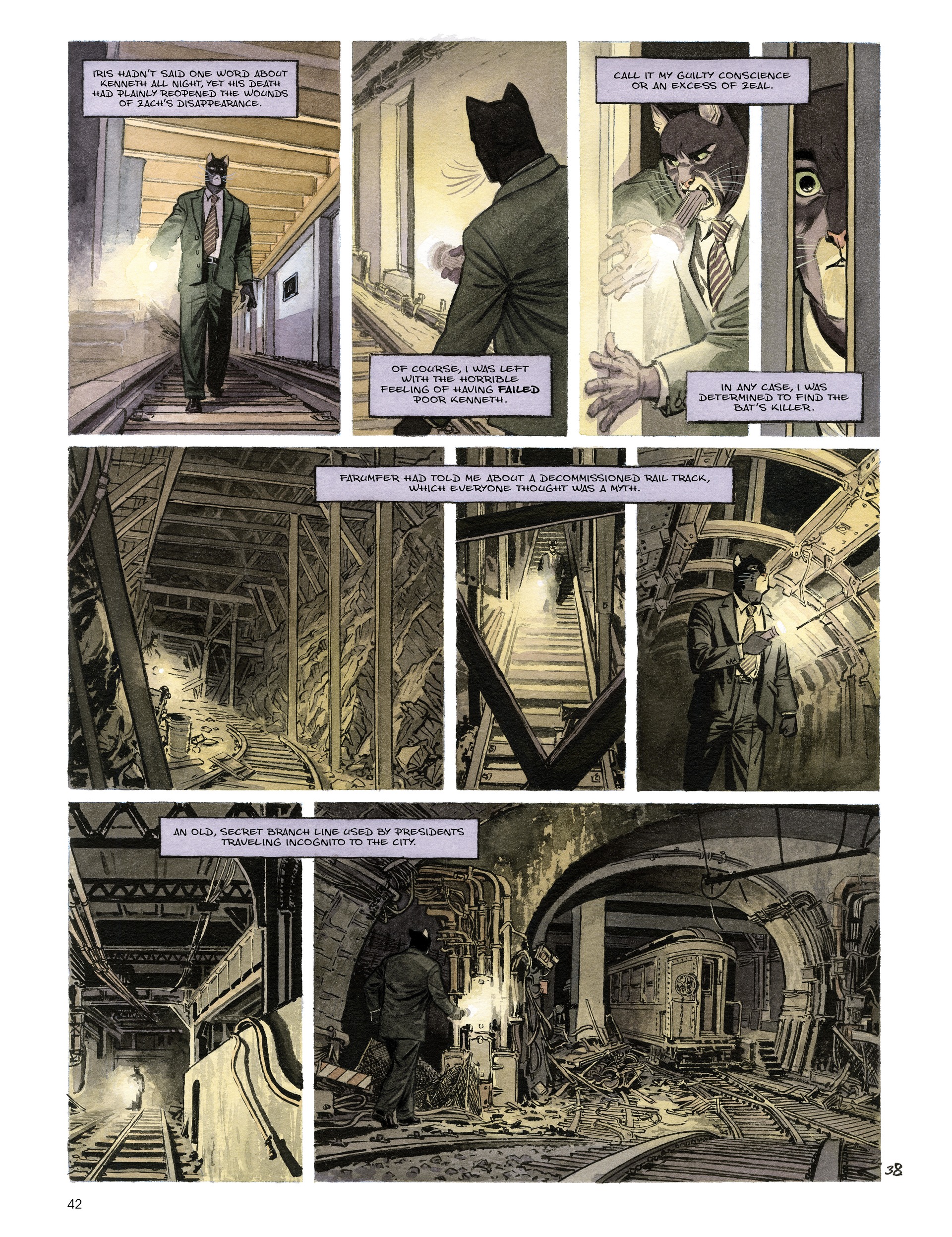 Blacksad: They All Fall Down (2022-) issue Part 1 - Page 44