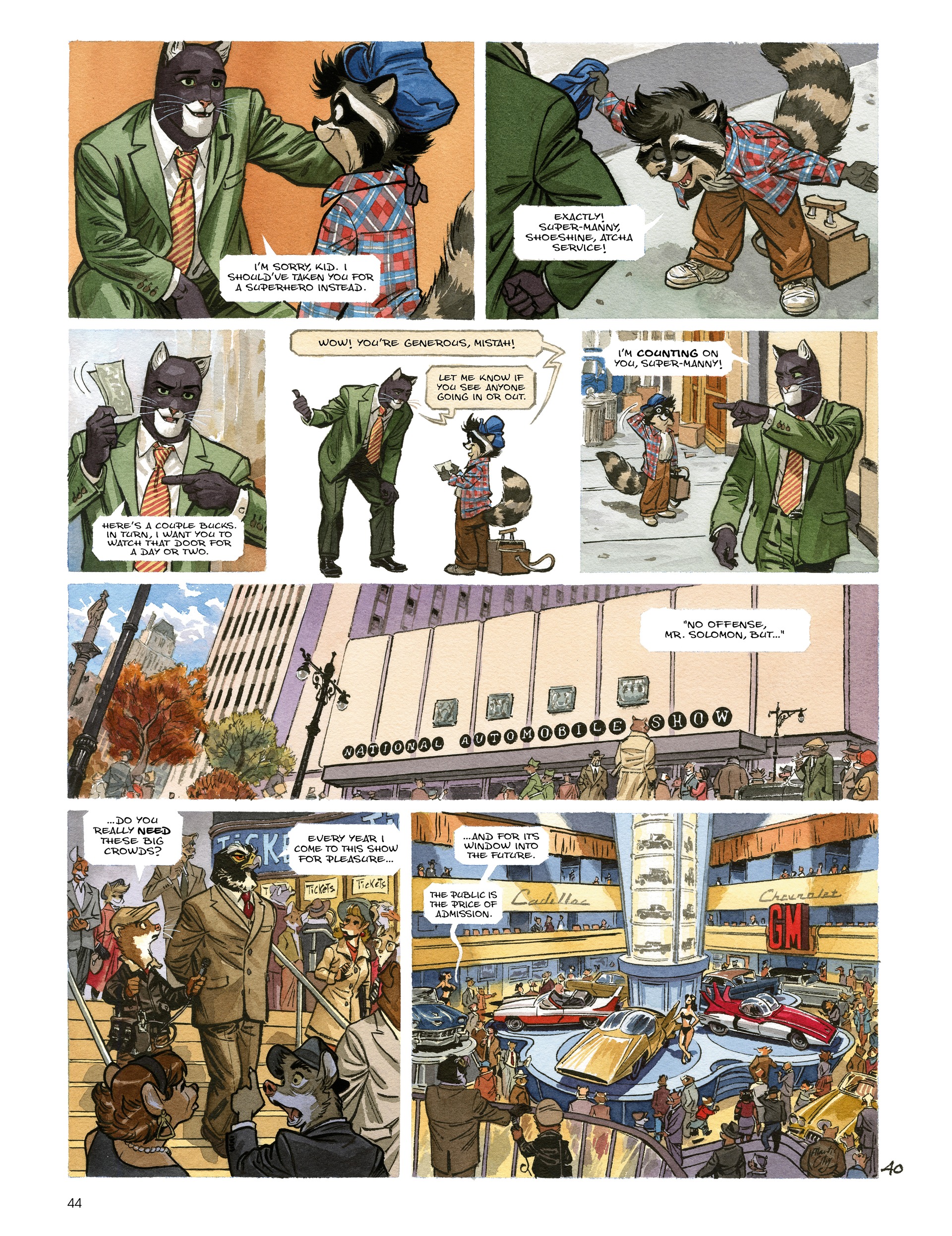 Blacksad: They All Fall Down (2022-) issue Part 1 - Page 46