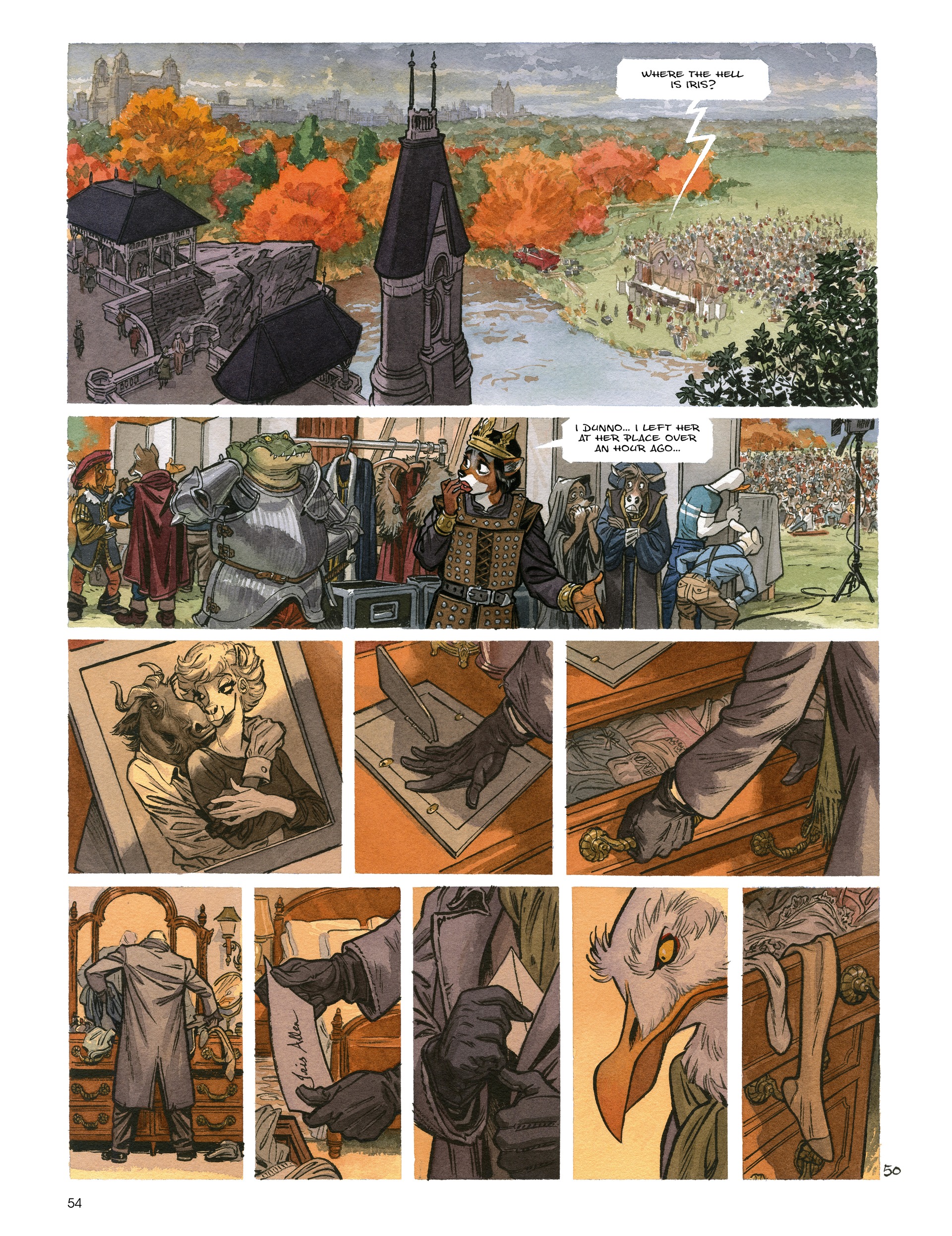 Blacksad: They All Fall Down (2022-) issue Part 1 - Page 56