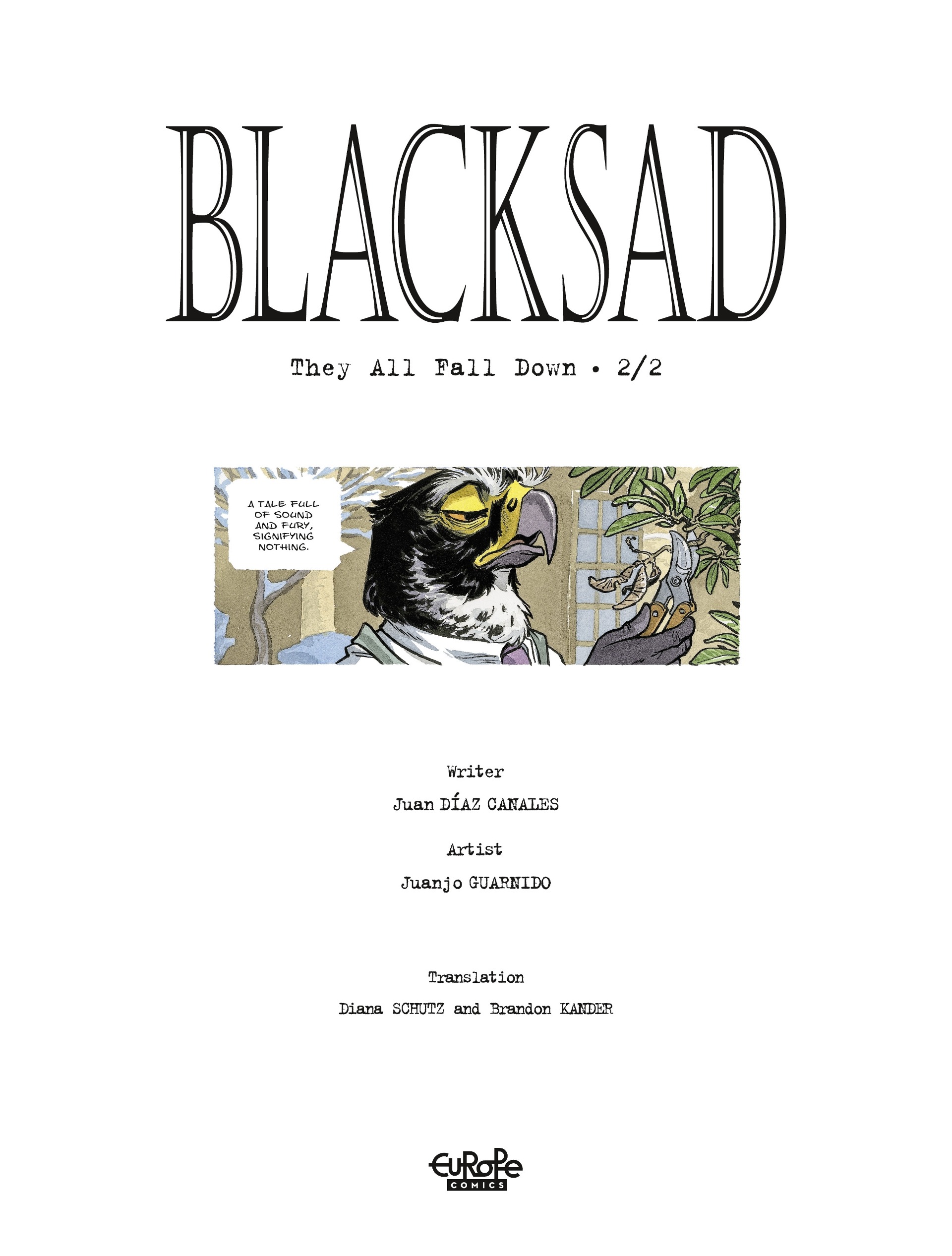 Blacksad: They All Fall Down (2022-): Chapter 2 - Page 2
