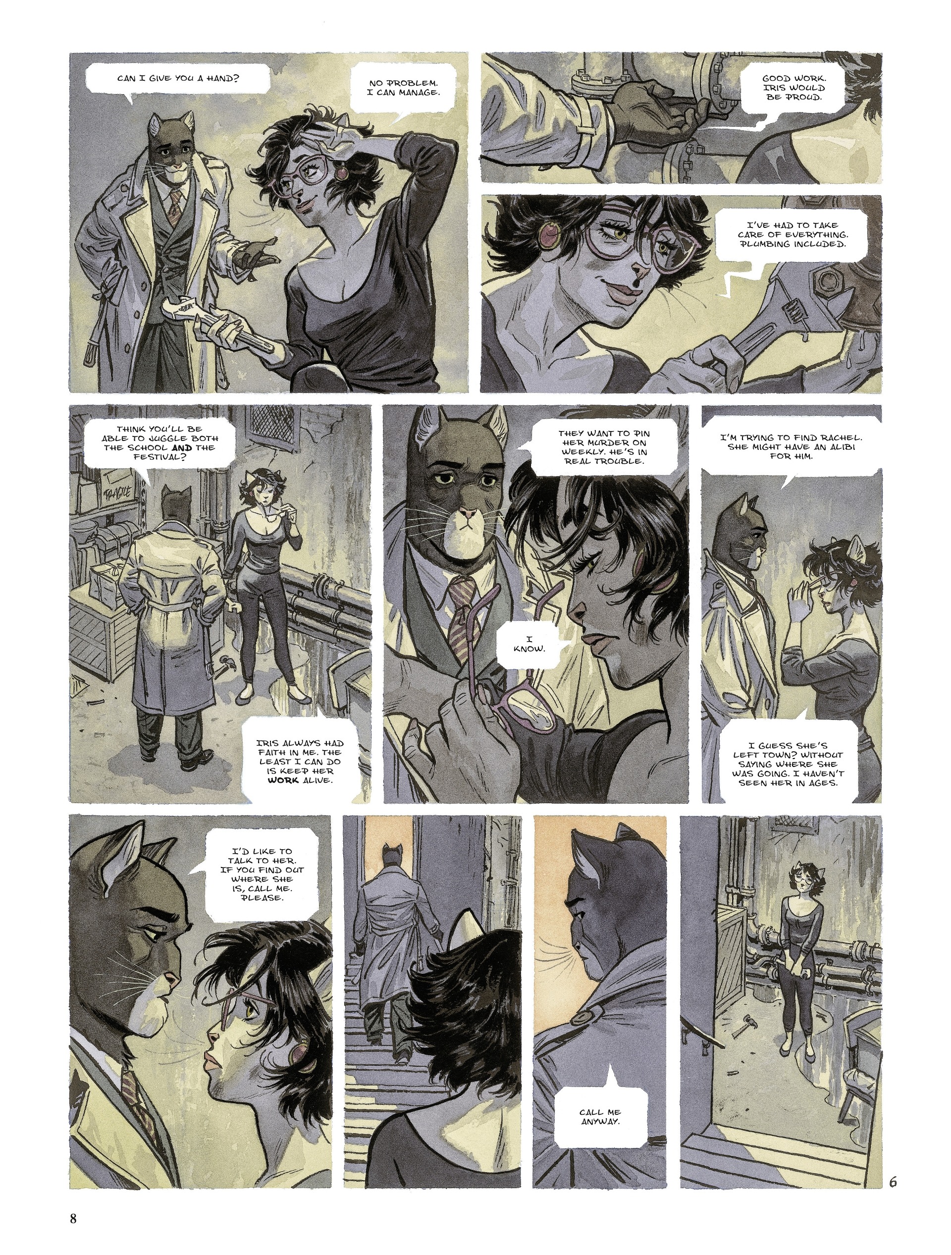 Blacksad: They All Fall Down (2022-) issue Part 2 - Page 8