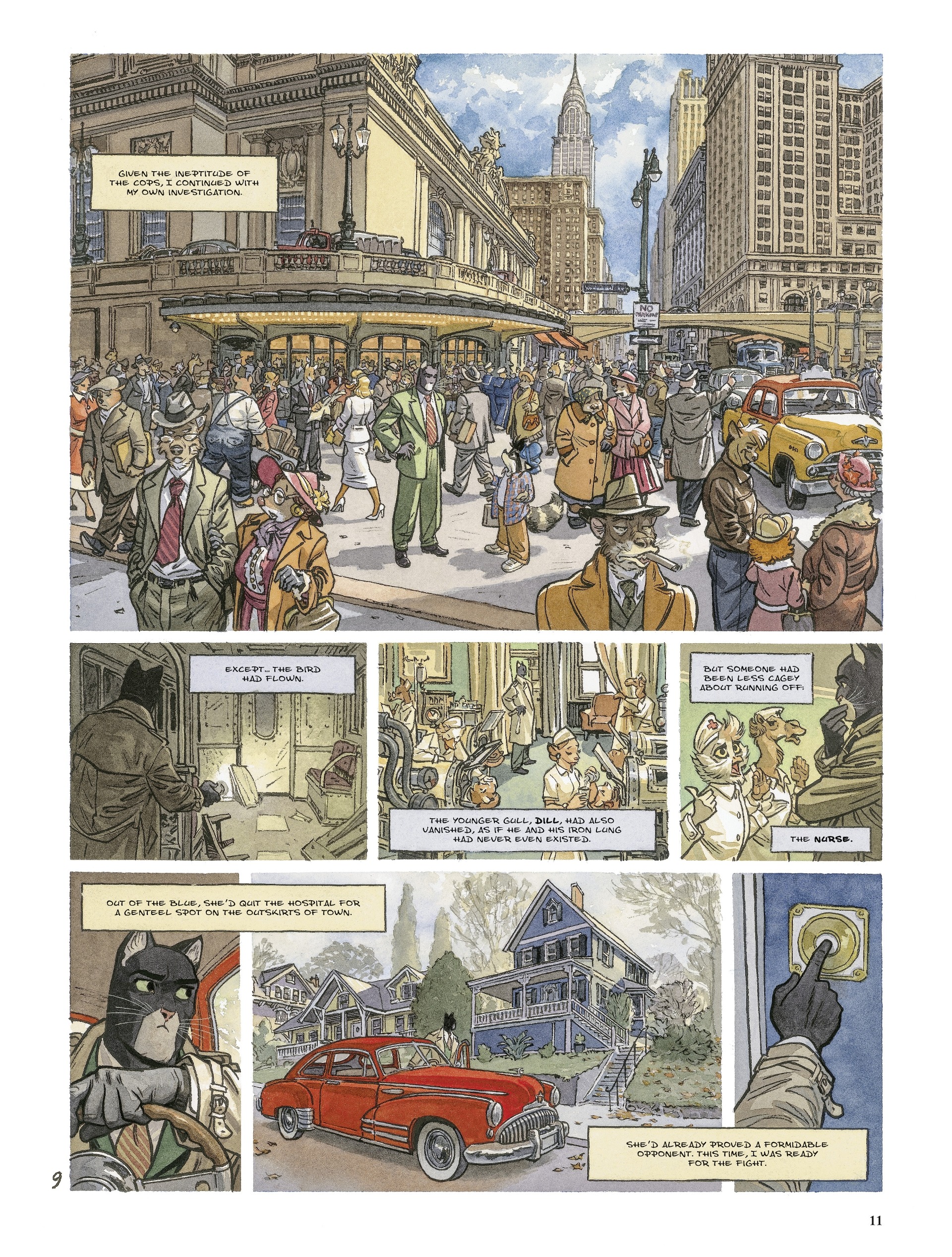 Blacksad: They All Fall Down (2022-) issue Part 2 - Page 11