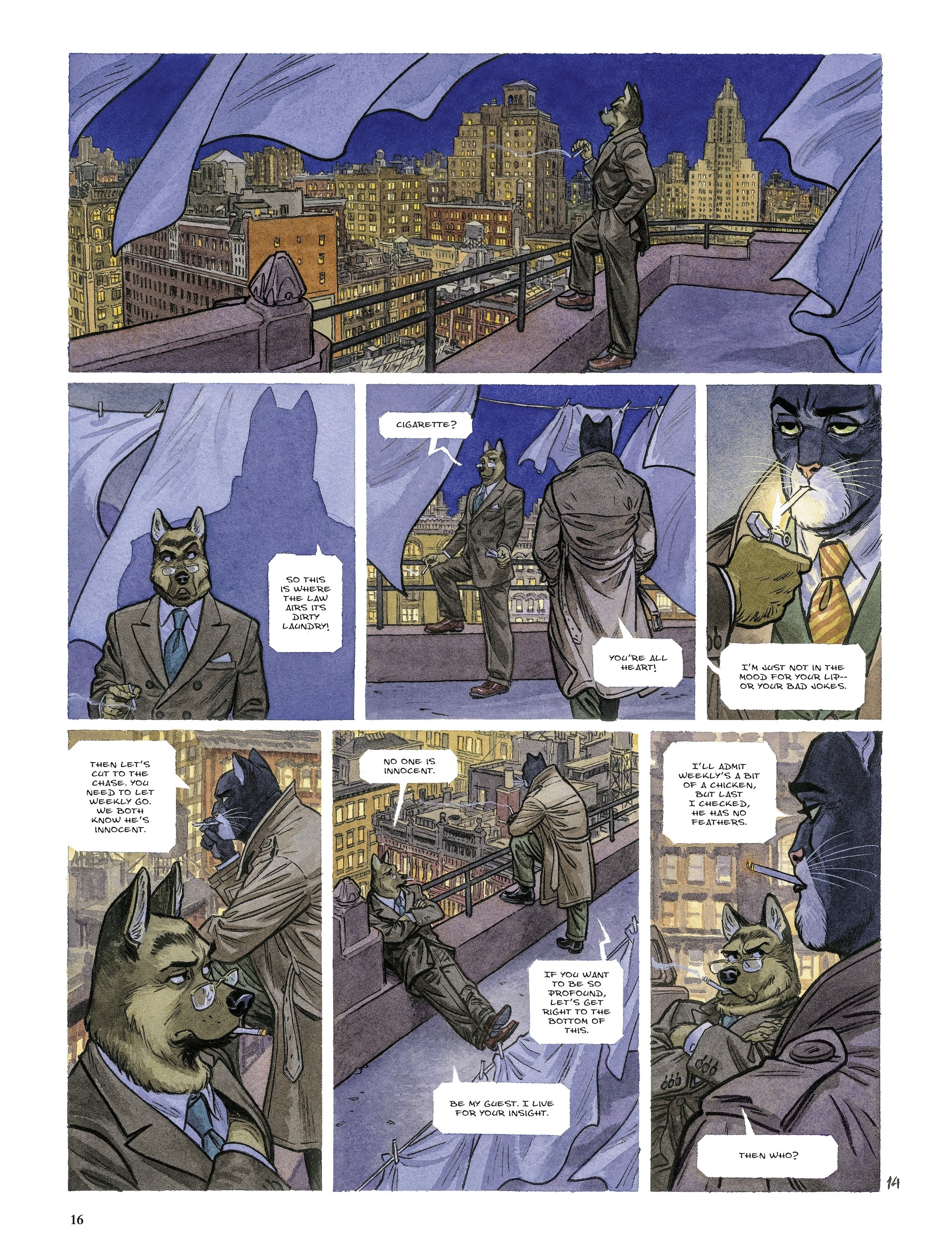 Blacksad: They All Fall Down (2022-) issue Part 2 - Page 16