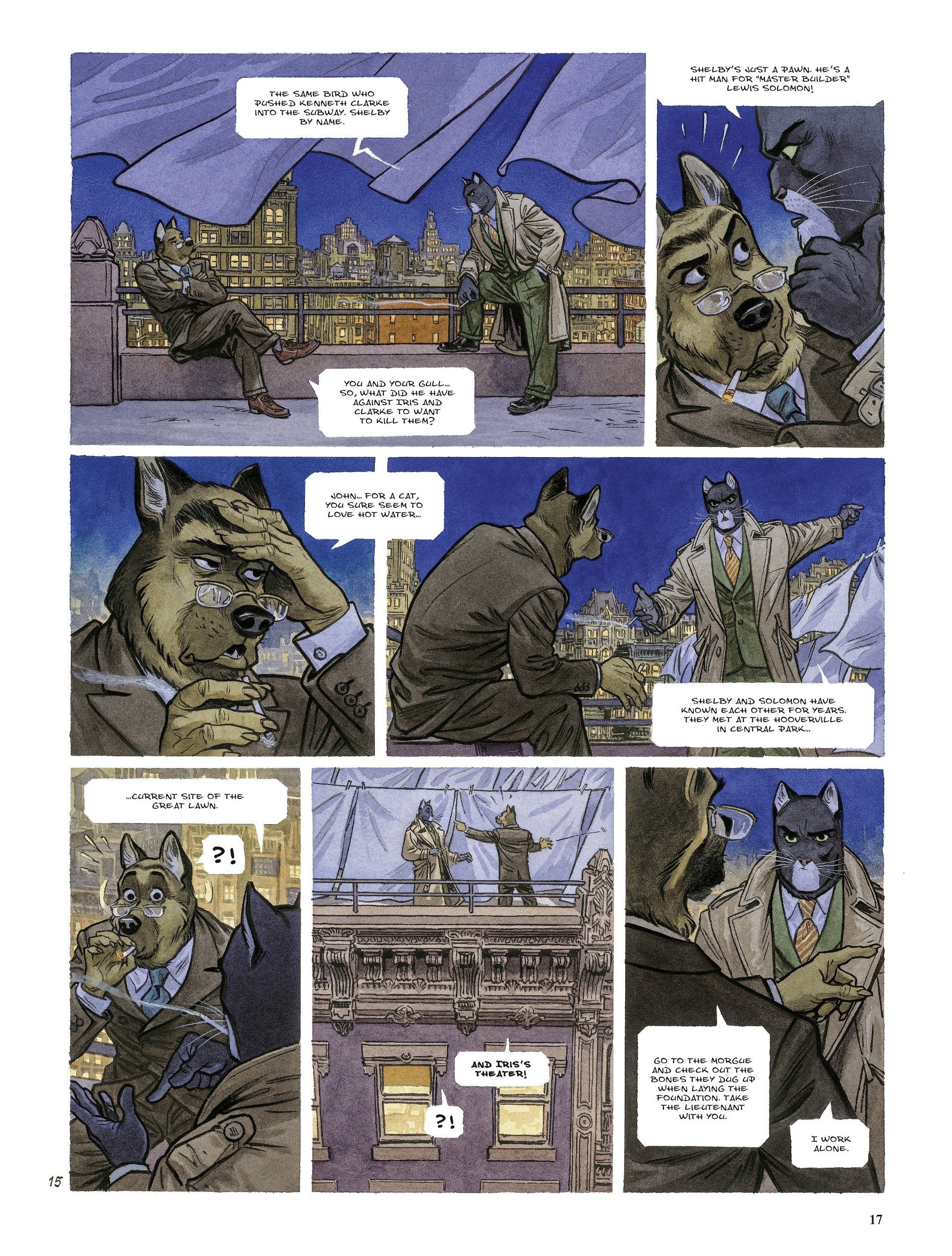 Blacksad: They All Fall Down (2022-) issue Part 2 - Page 17