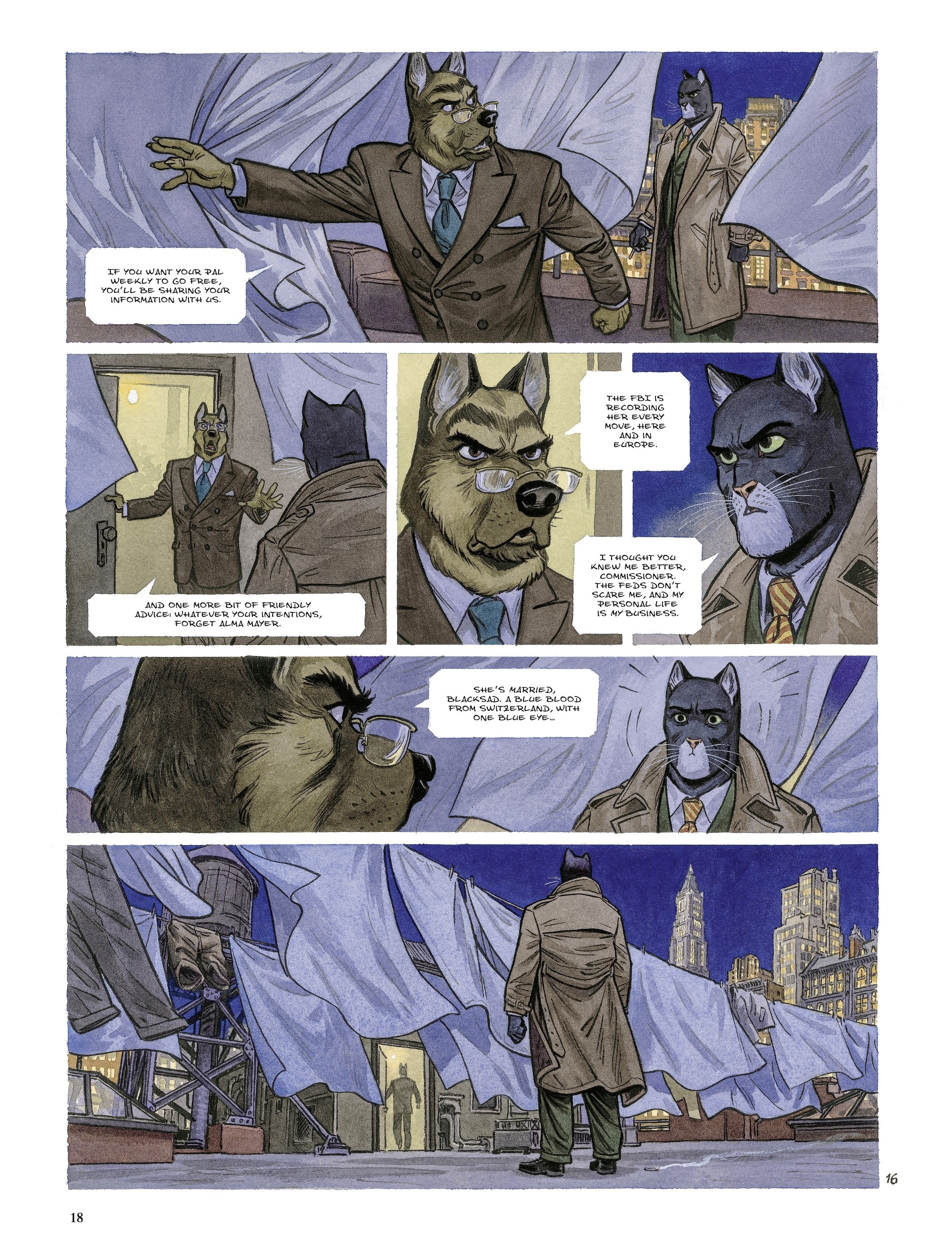 Blacksad: They All Fall Down (2022-) issue Part 2 - Page 18