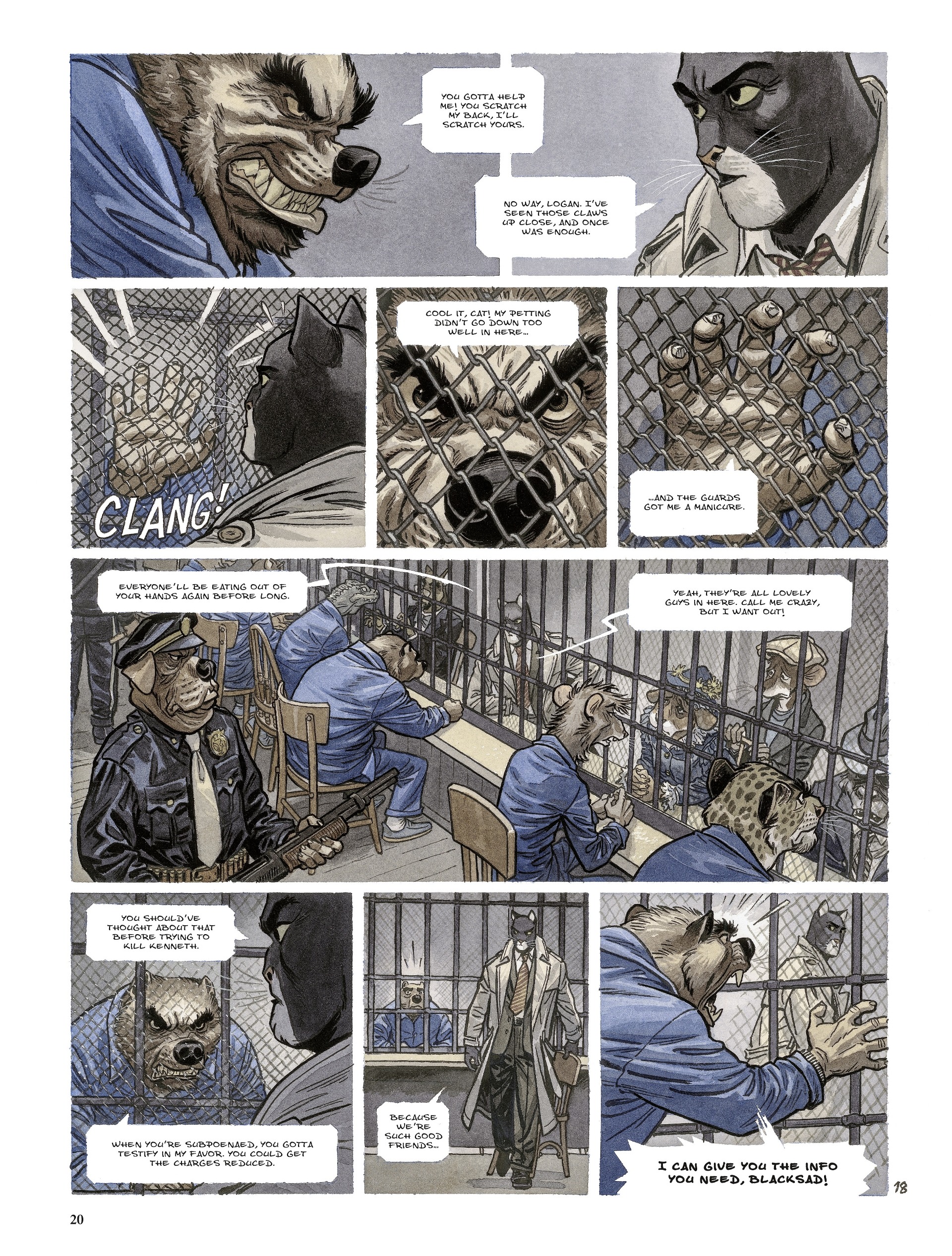 Blacksad: They All Fall Down (2022-) issue Part 2 - Page 20