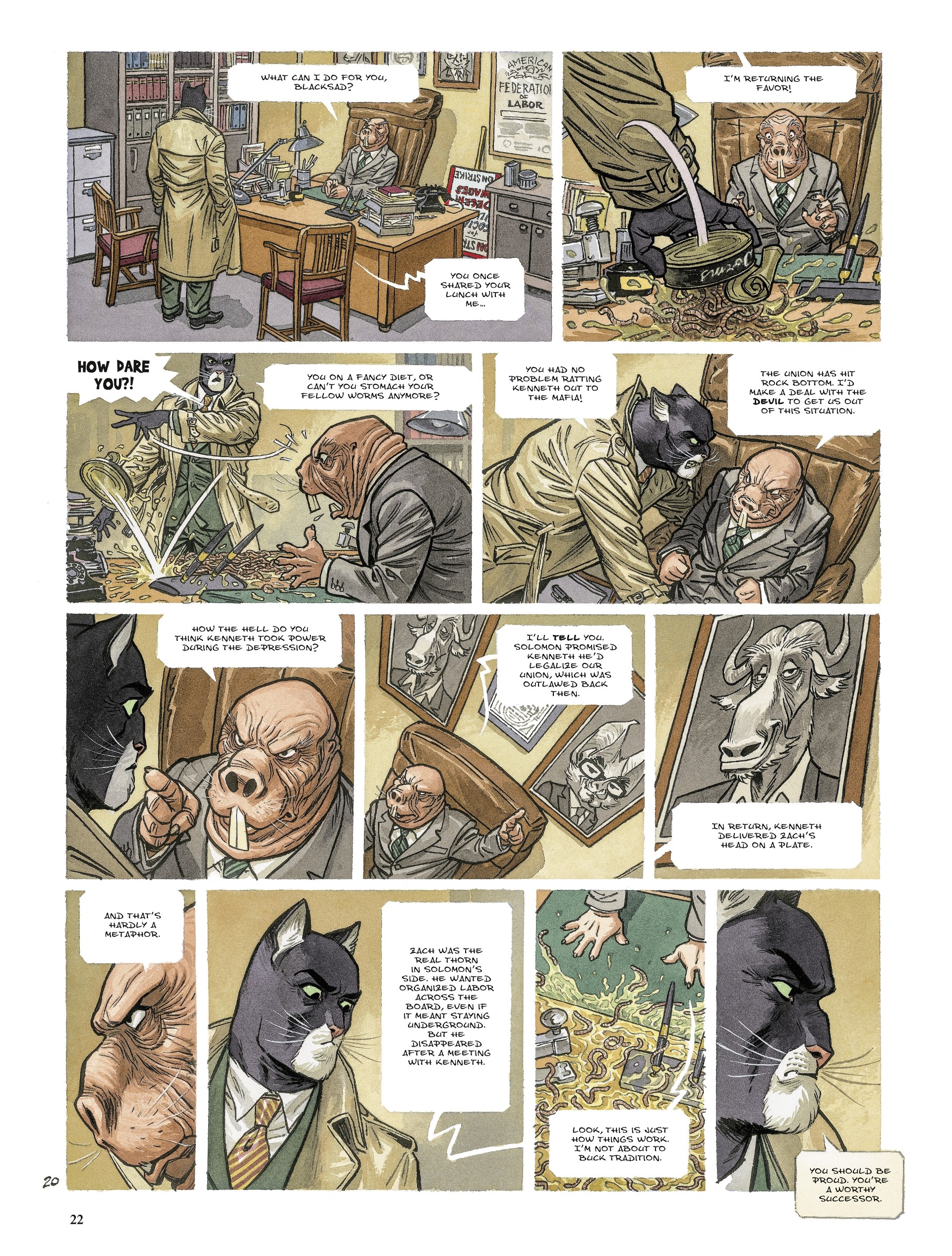 Blacksad: They All Fall Down (2022-) issue Part 2 - Page 22