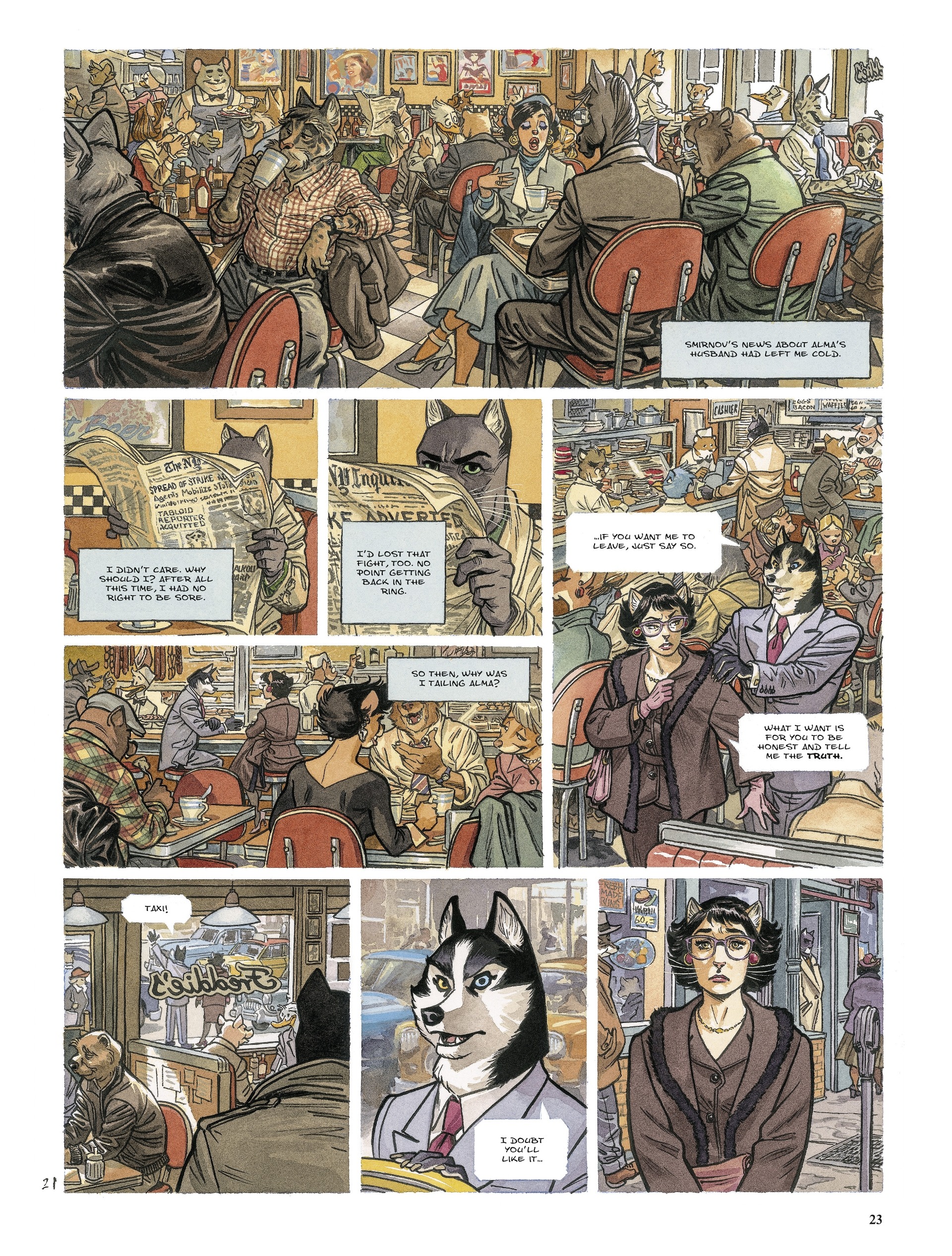 Blacksad: They All Fall Down (2022-) issue Part 2 - Page 23