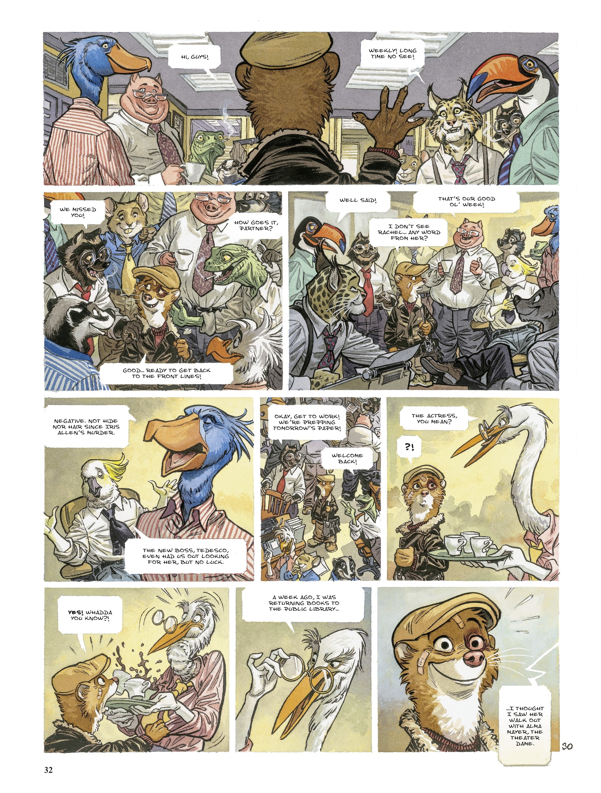 Blacksad: They All Fall Down (2022-) issue Part 2 - Page 32