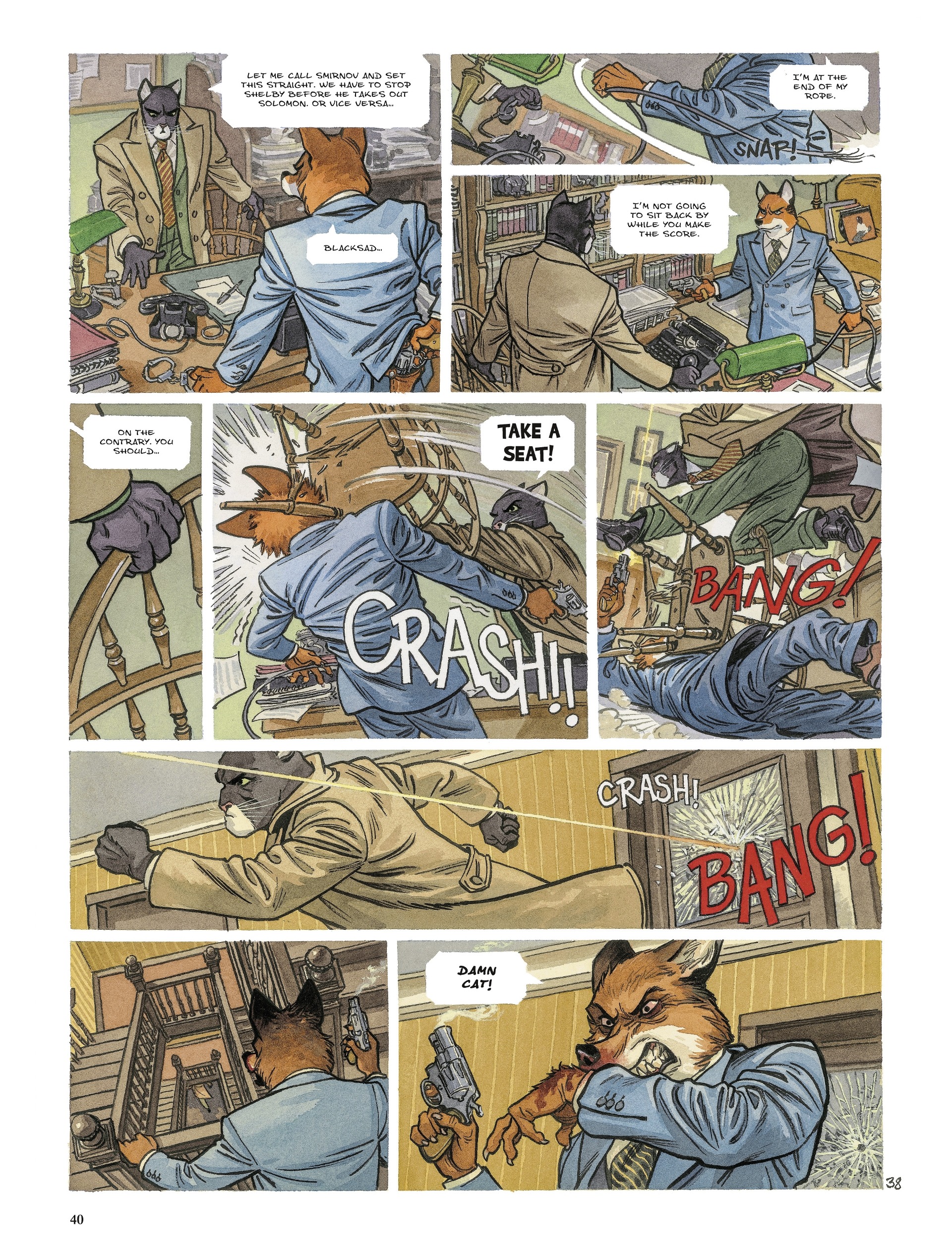 Blacksad: They All Fall Down (2022-) issue Part 2 - Page 40