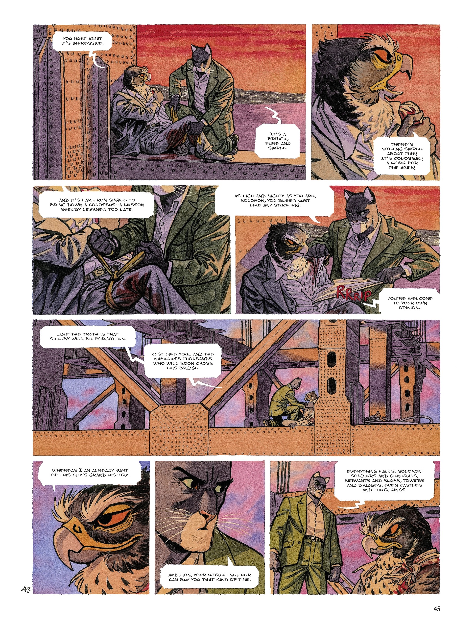 Blacksad: They All Fall Down (2022-) issue Part 2 - Page 45