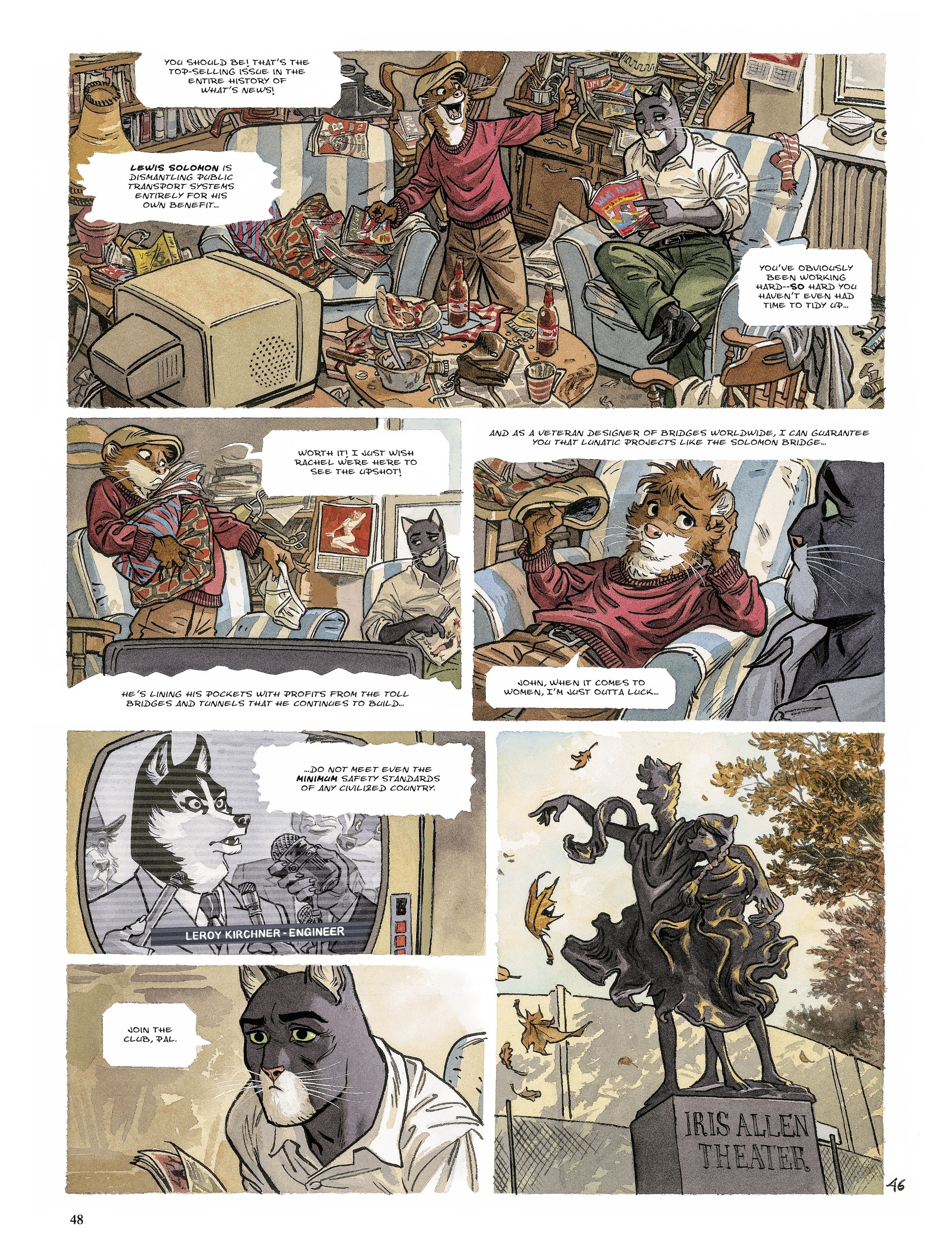 Blacksad: They All Fall Down (2022-) issue Part 2 - Page 48