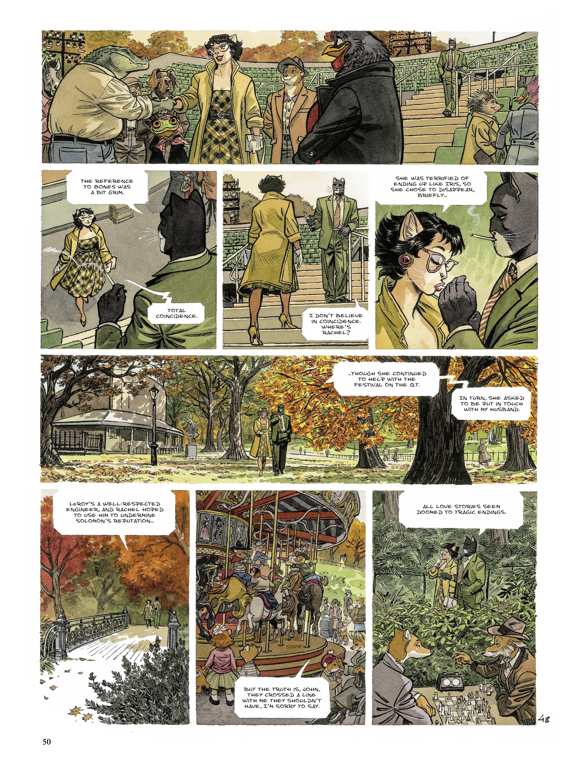 Blacksad: They All Fall Down (2022-) issue Part 2 - Page 50