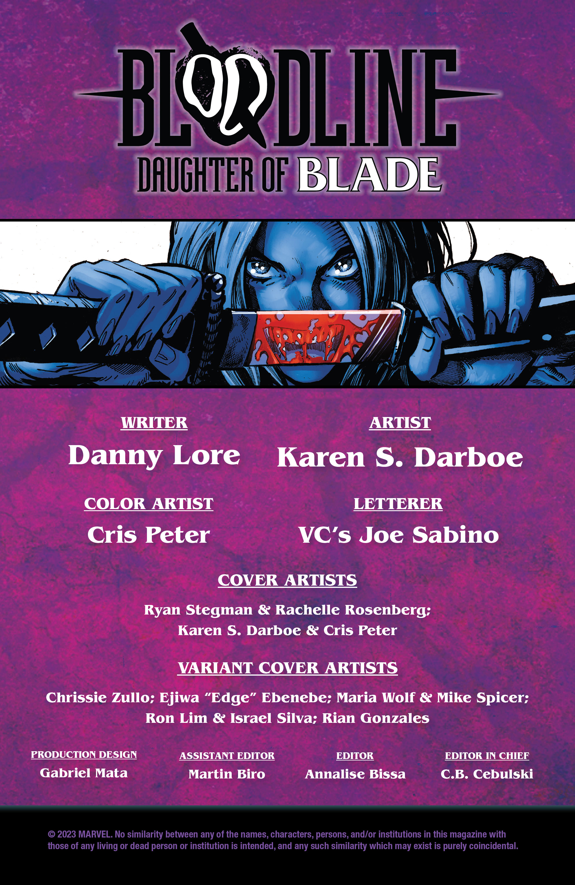 Bloodline: Daughter of Blade (2023-): Chapter 1 - Page 2