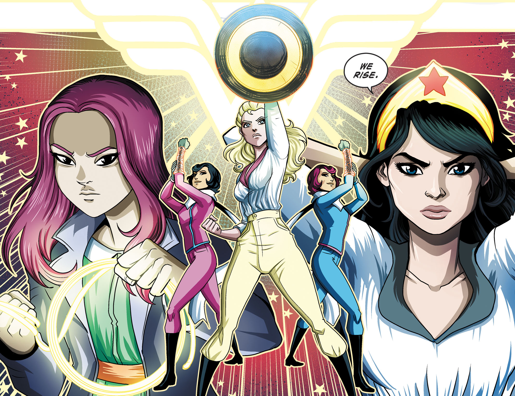 Вондер герлс. Вандер герл DC. Чудо девушка DC. Марвел bombshells. Чудо для девочек.