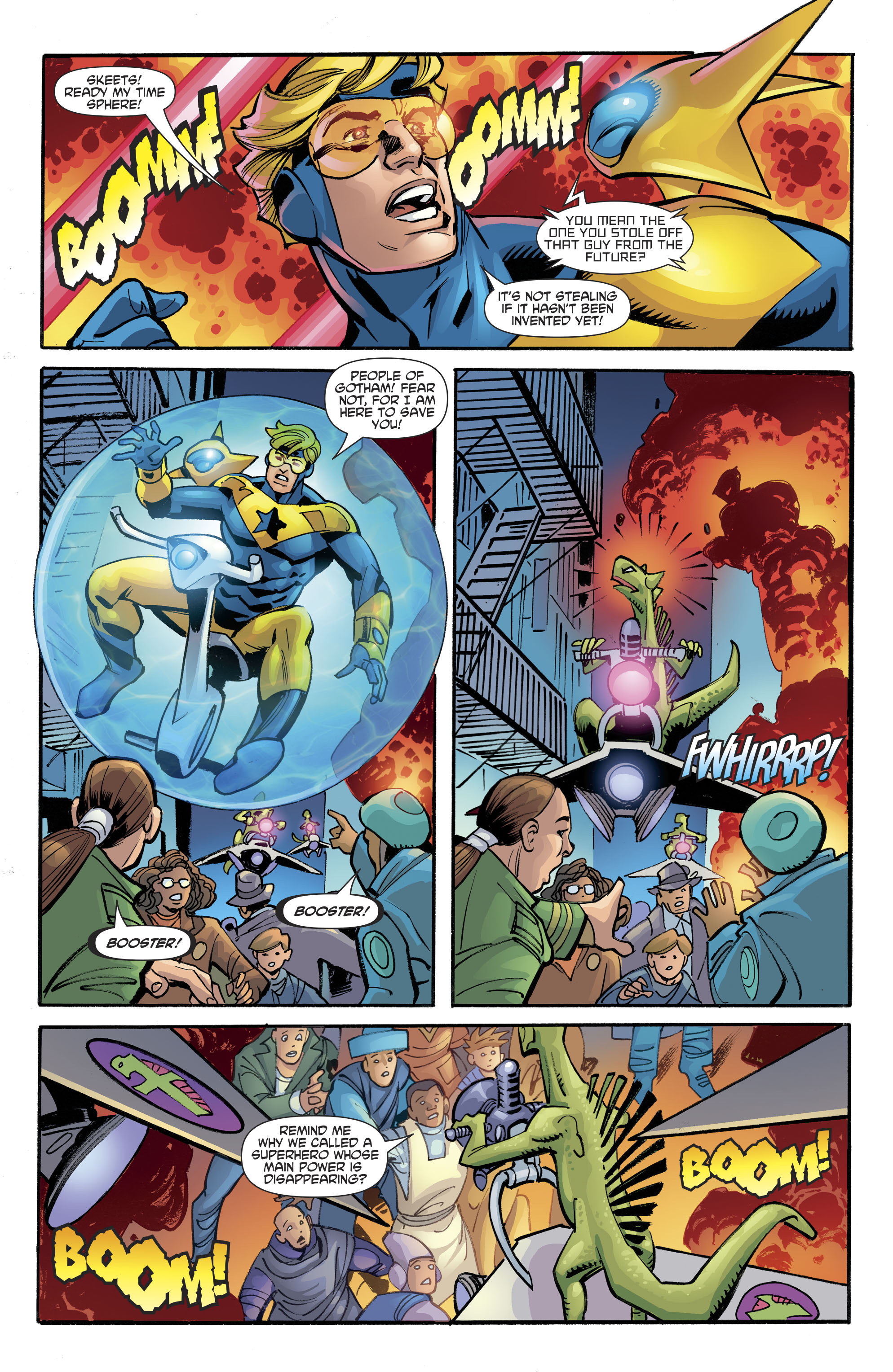 Booster Gold/The Flintstones Special (2017) issue 1 - Page 9