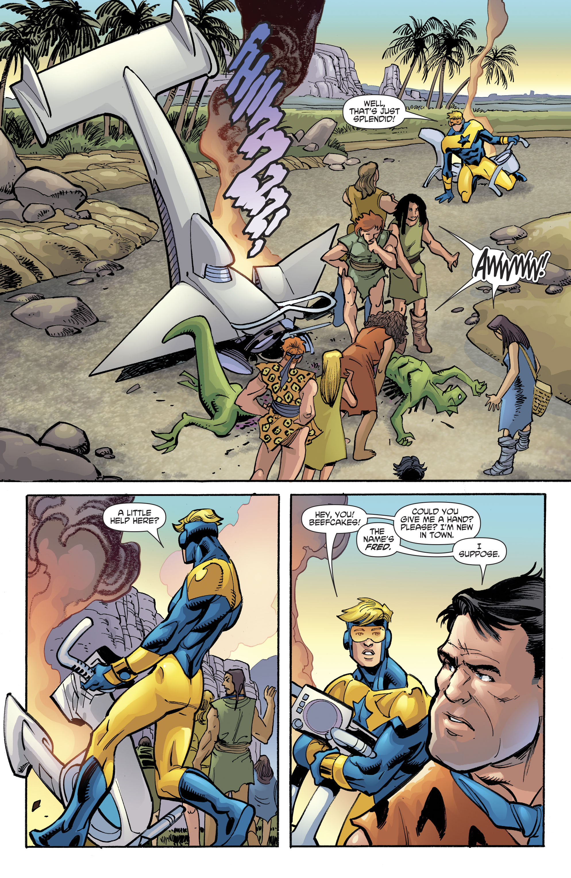 Booster Gold/The Flintstones Special (2017) issue 1 - Page 11