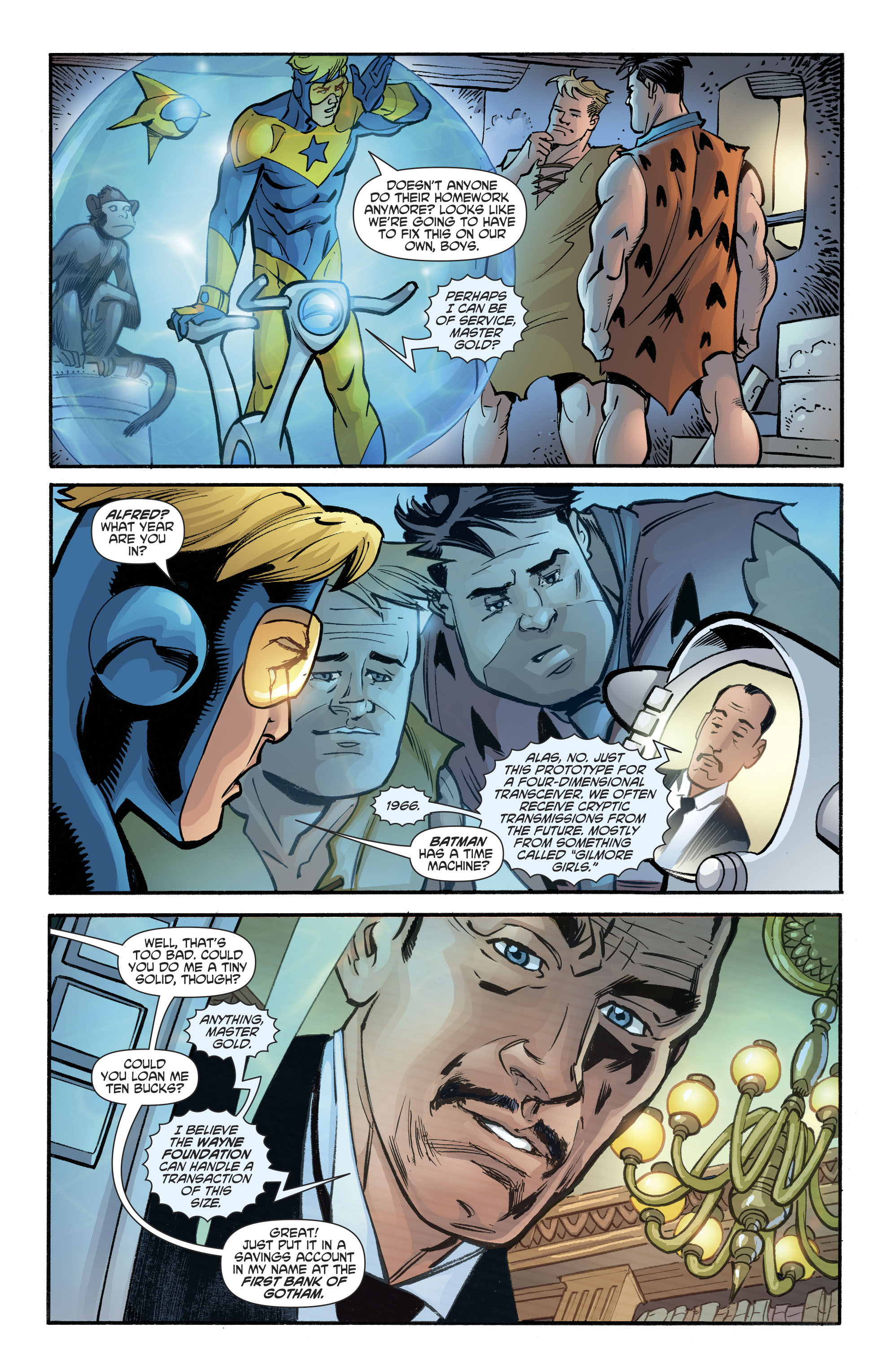 Booster Gold/The Flintstones Special (2017) issue 1 - Page 16