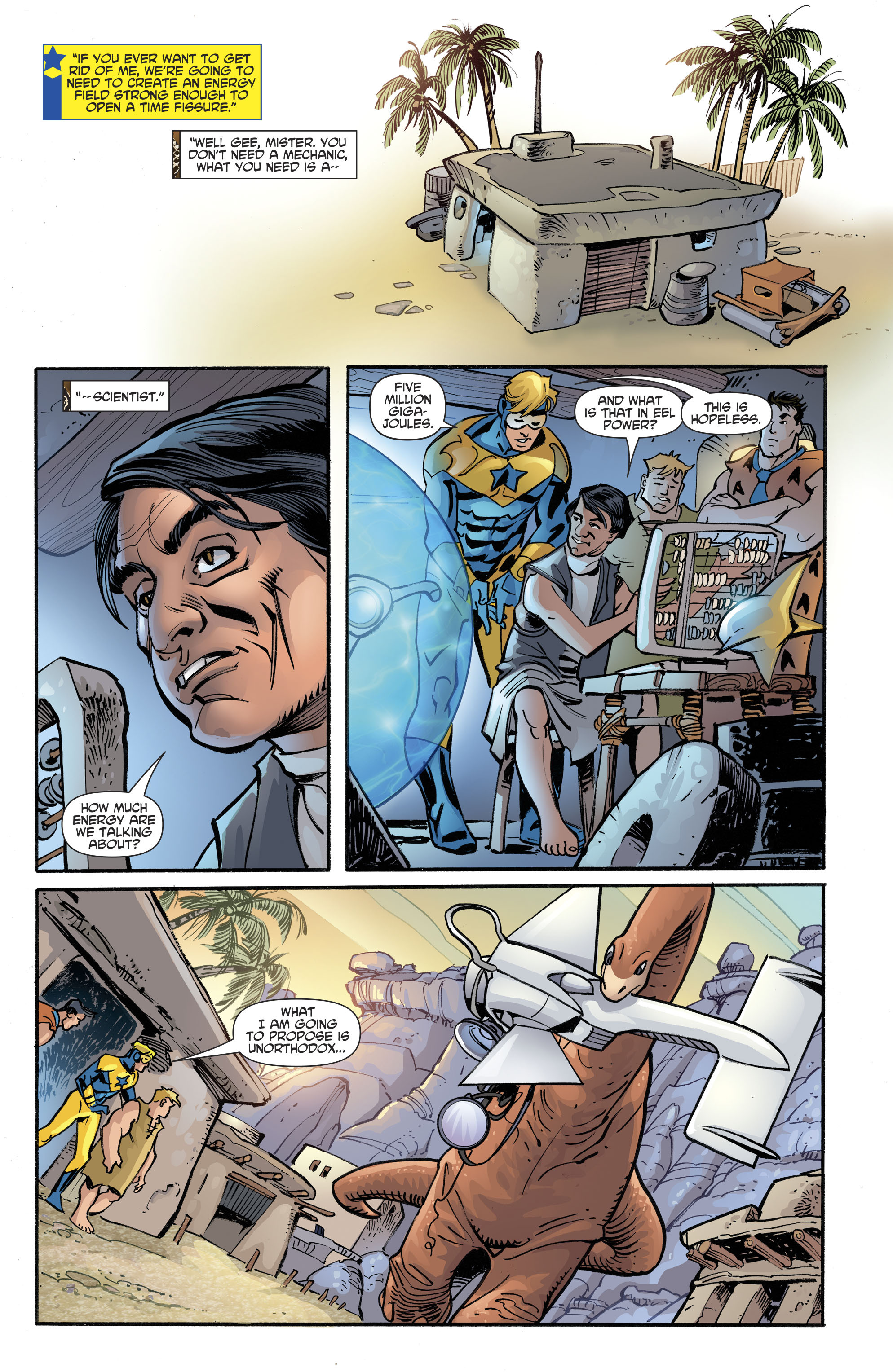 Booster Gold/The Flintstones Special (2017) issue 1 - Page 17