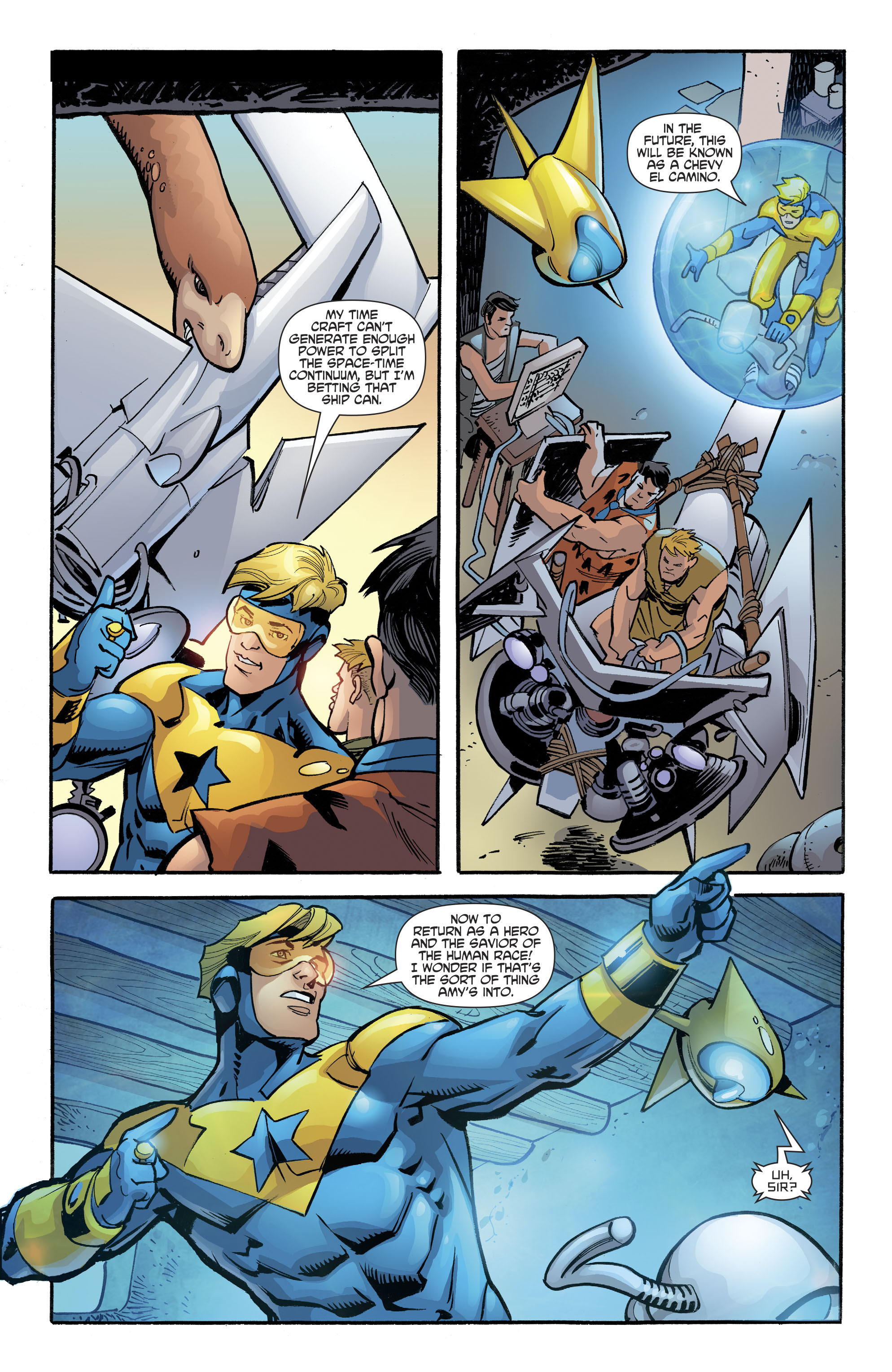 Booster Gold/The Flintstones Special (2017) issue 1 - Page 18