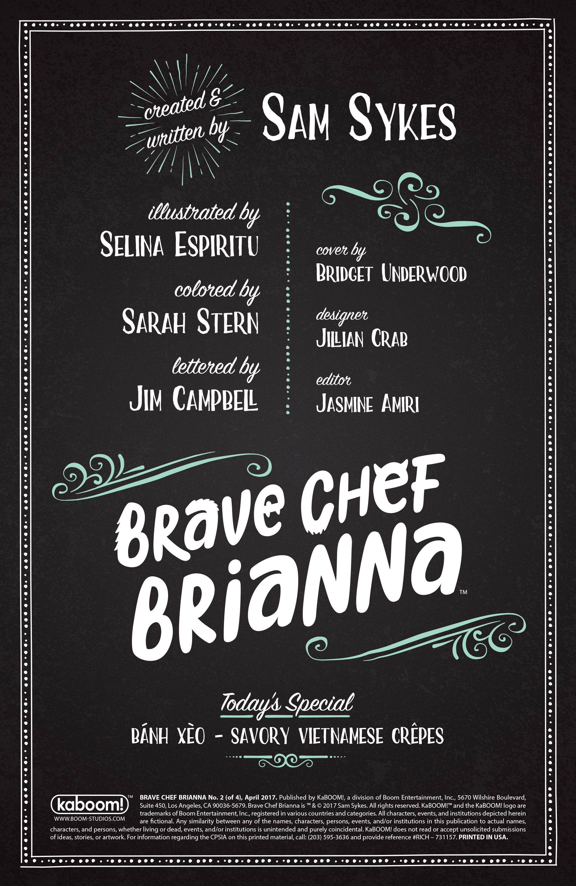 Brave Chef Brianna (2017) issue 2 - Page 2