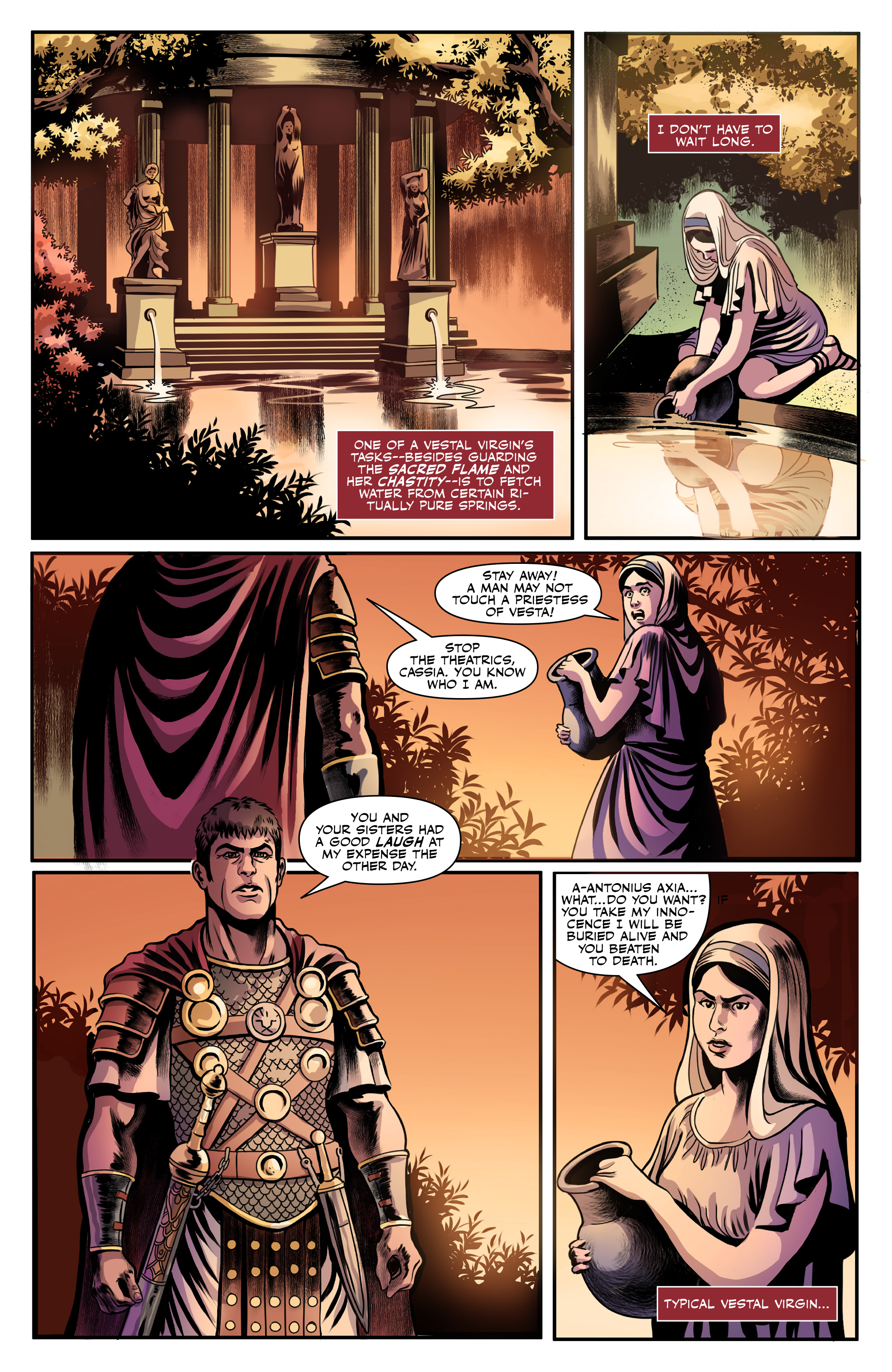 Britannia: Great Fire of Rome (2024-) issue 1 - Page 48