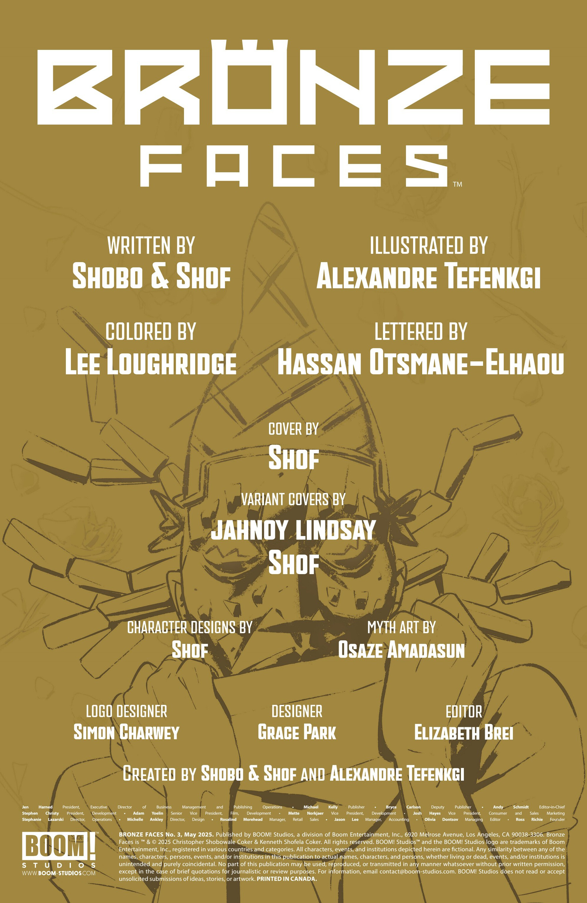 Bronze Faces (2025-): Chapter 3 - Page 2