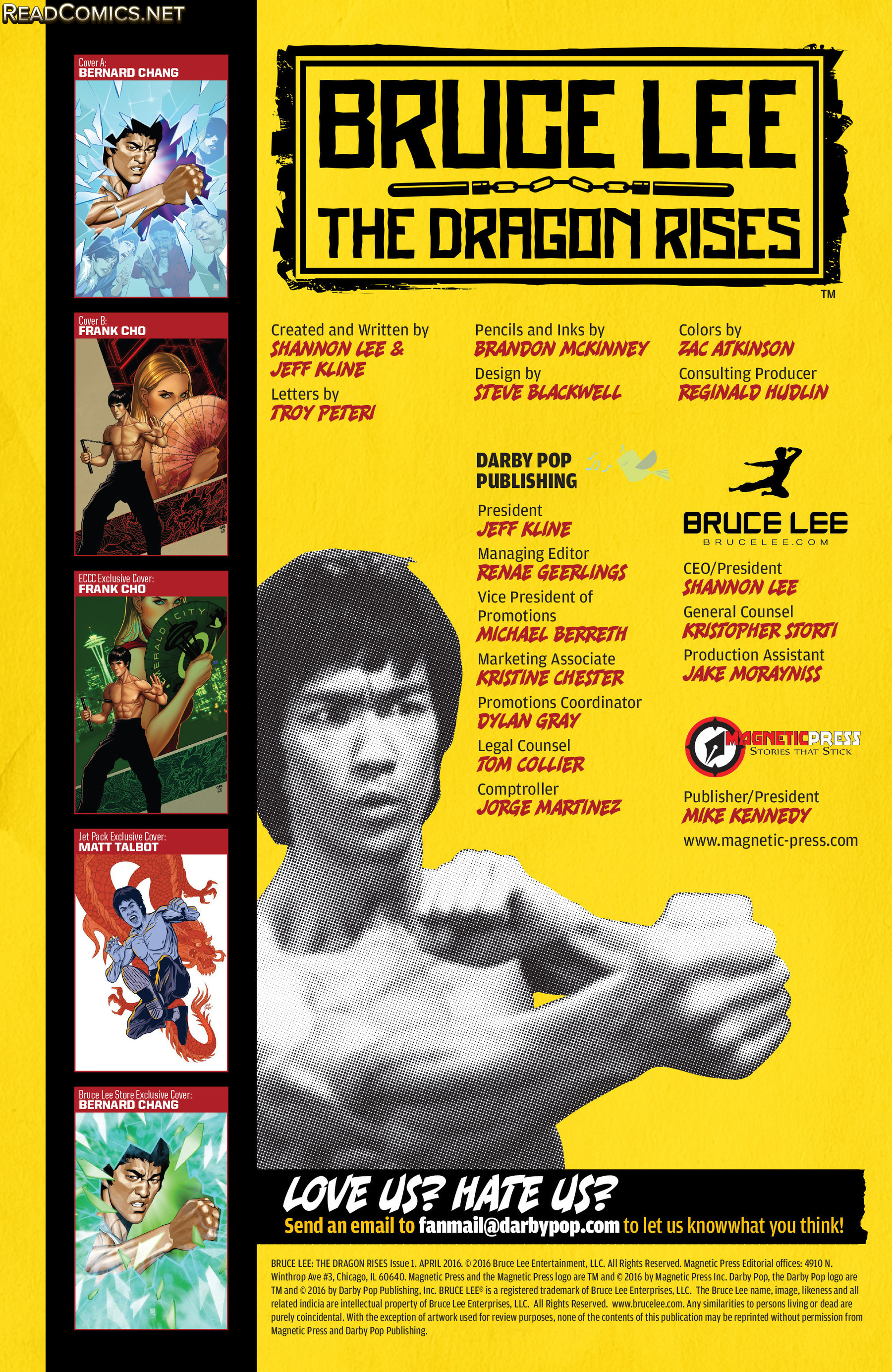 Bruce Lee: The Dragon Rises (2016): Chapter 1 - Page 2