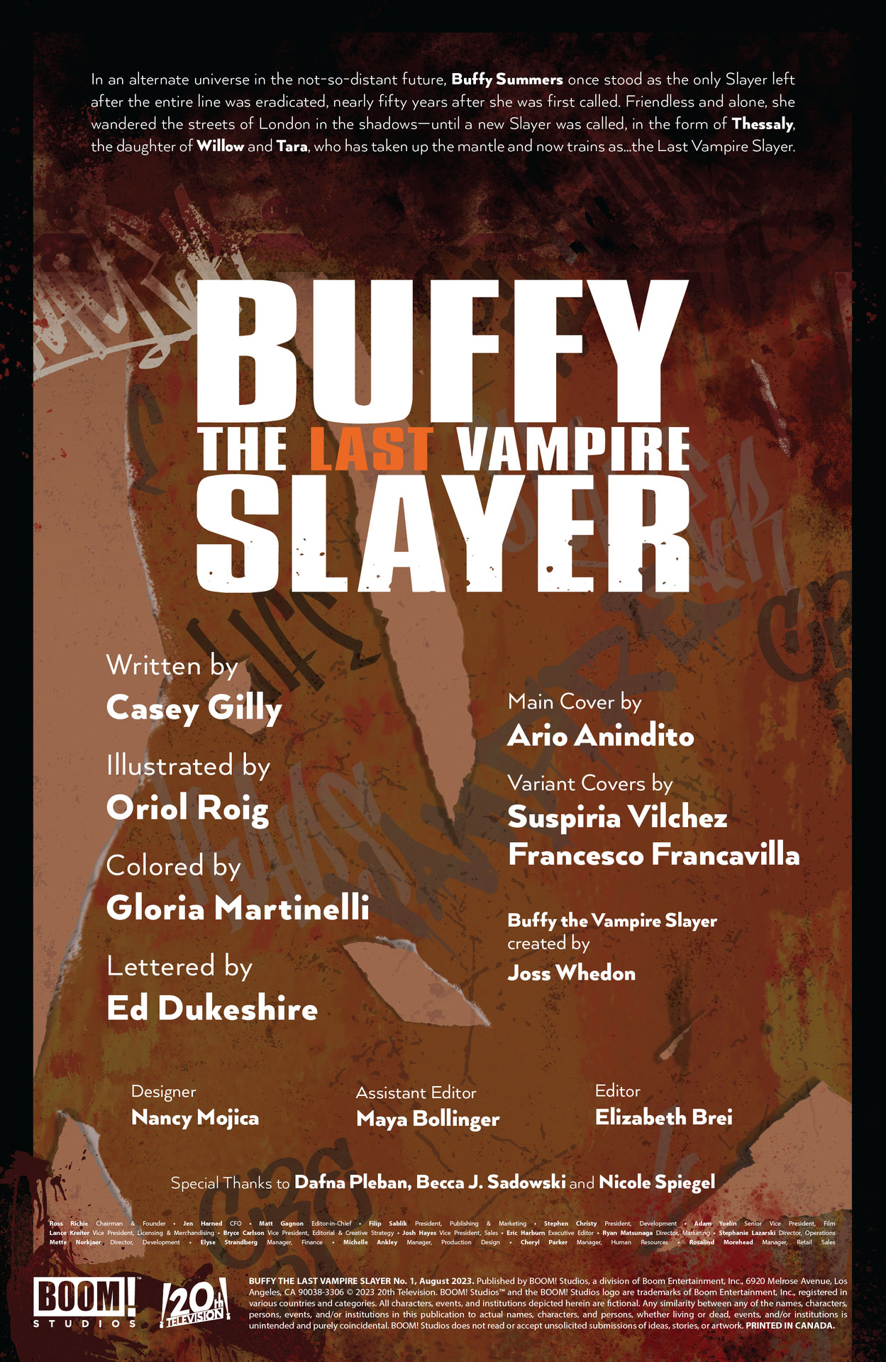 Buffy: The Last Vampire Slayer (2023-) issue 1 - Page 2