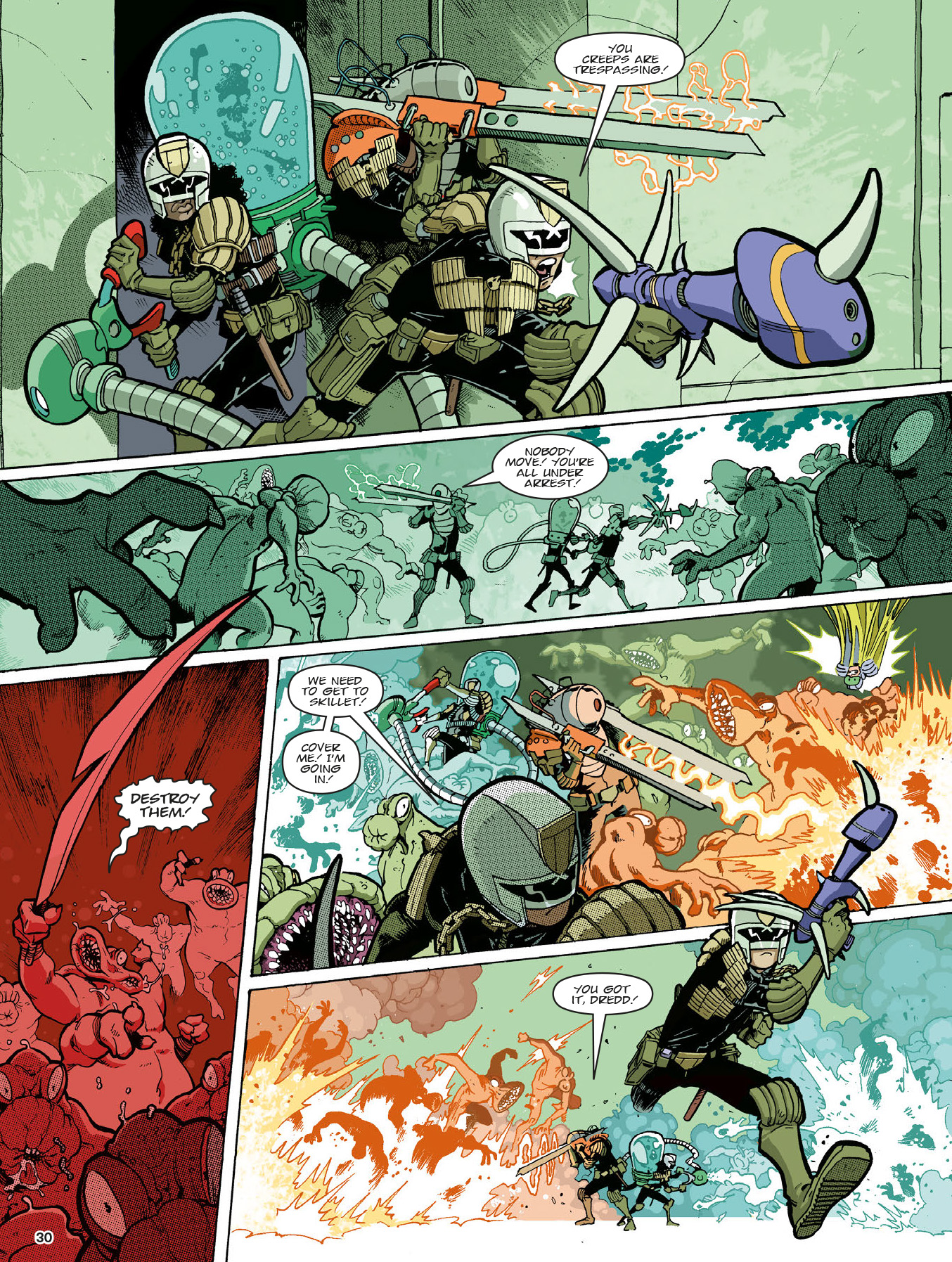 Cadet Dredd: Tooth and Claw (2024): Chapter 1 - Page 32
